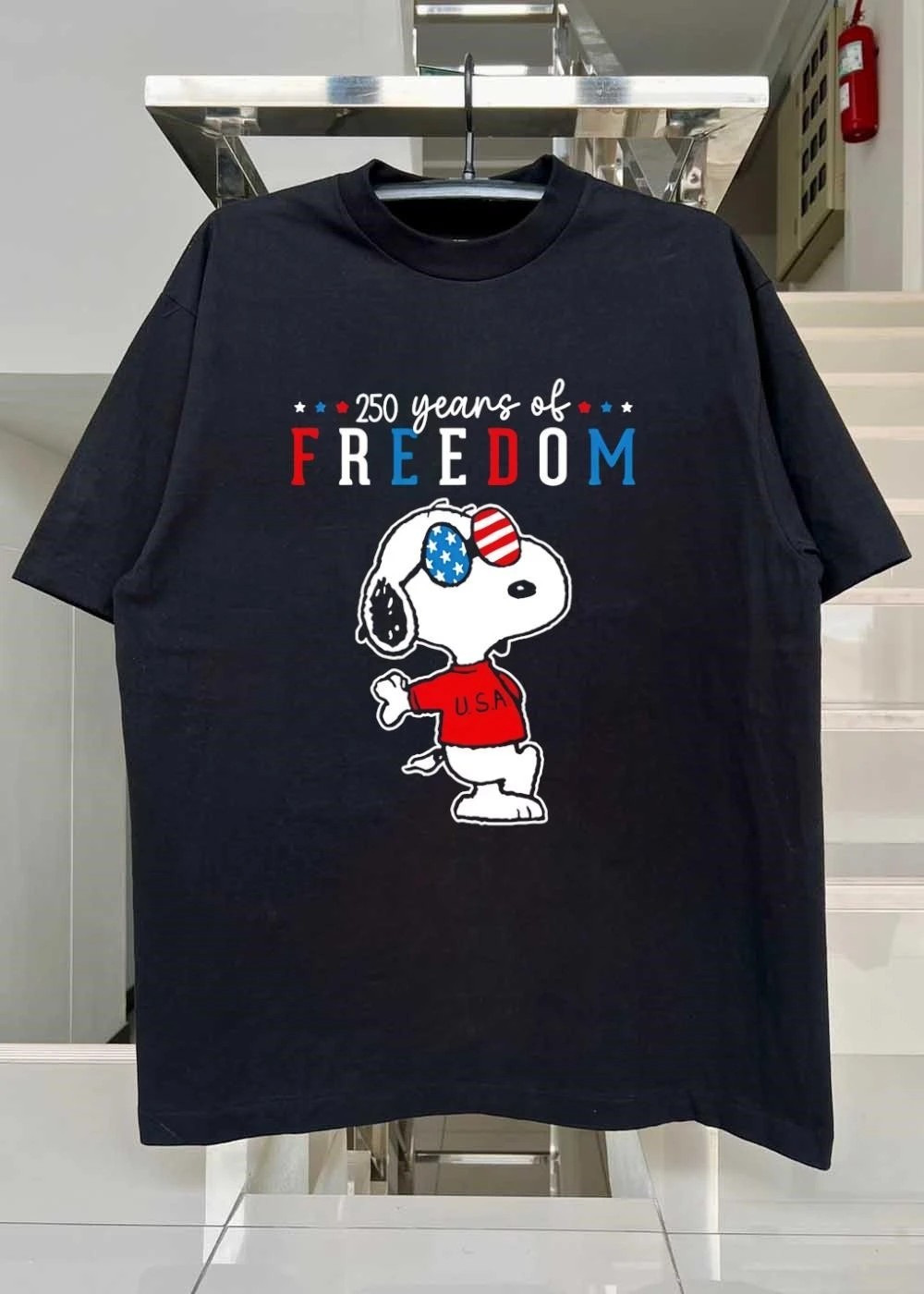 250 Years of Freedom Snoopy Dancing Unisex S-5XL Shirt TC9