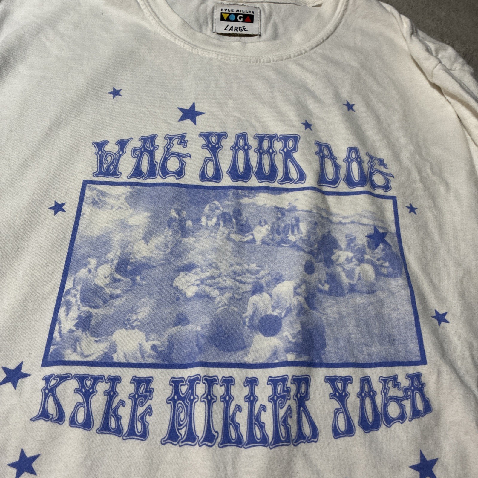 Kyle Miller Yoga Tee Shirts LA Made Gothic Size L