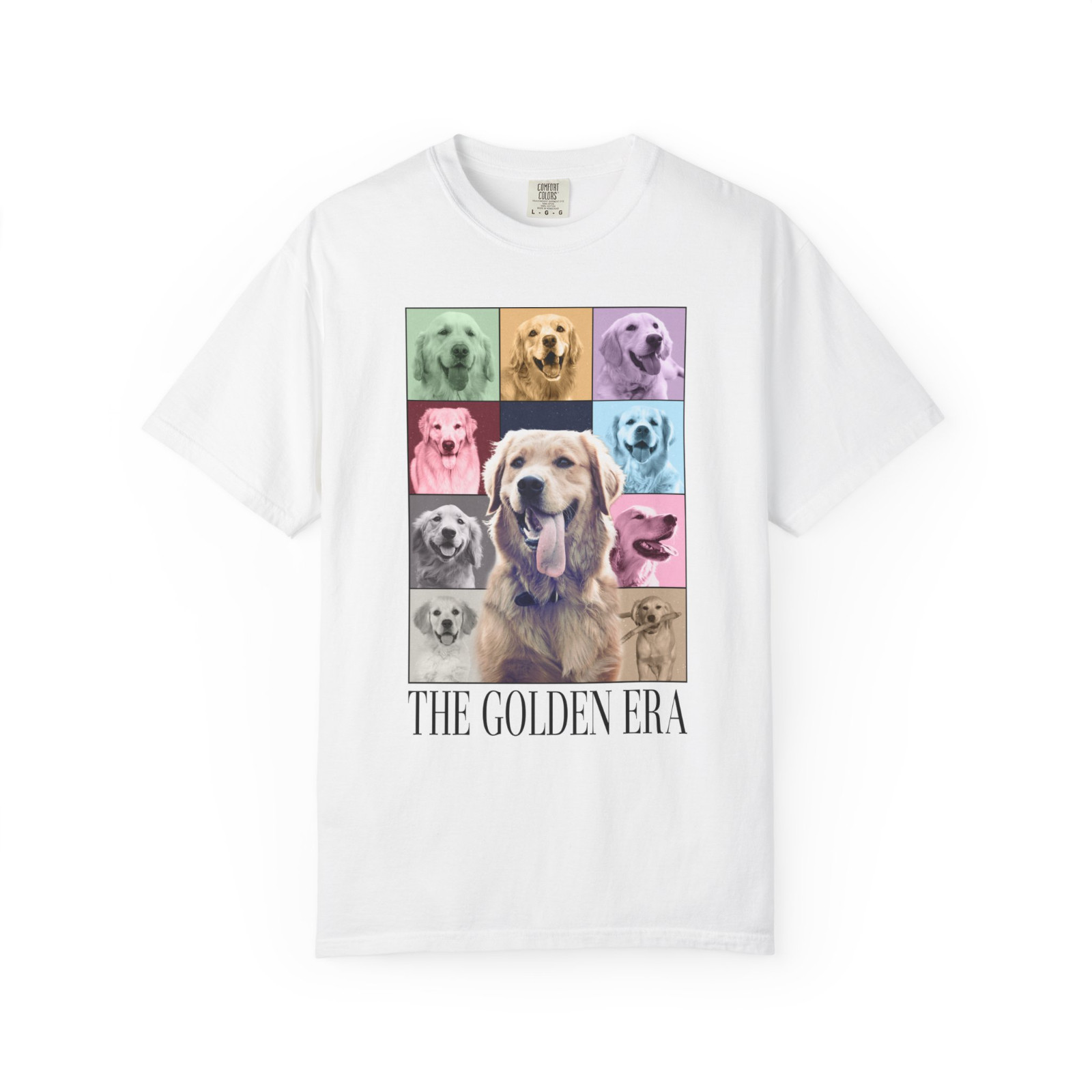 Golden Retriever Dog Shirt Comfort Colors®: Relaxed Fit, Soft Cotton – Unisex