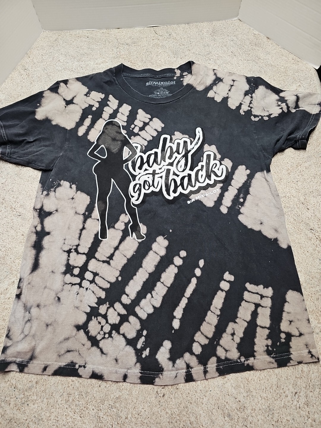 Sir Mix A Lot Baby Got Back Tie Dye Tshirt Size XL