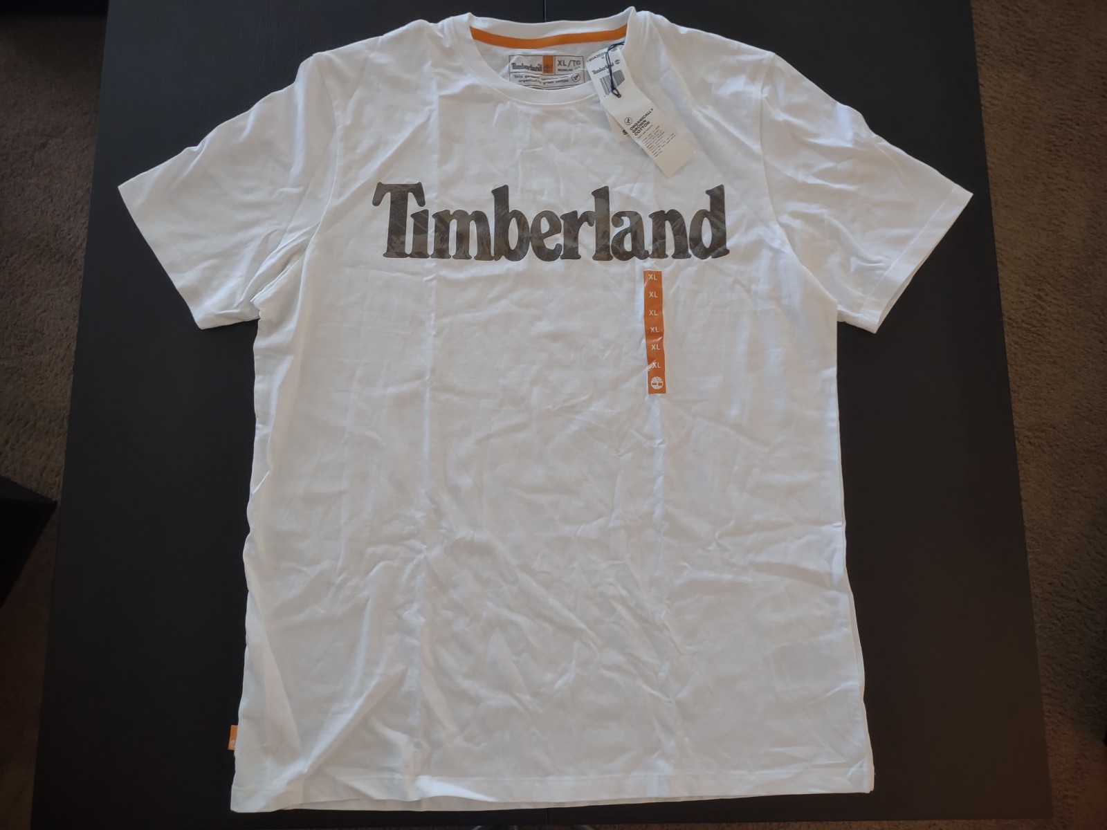 NWT Timberland Men&rsquo;s XL White T-shirt