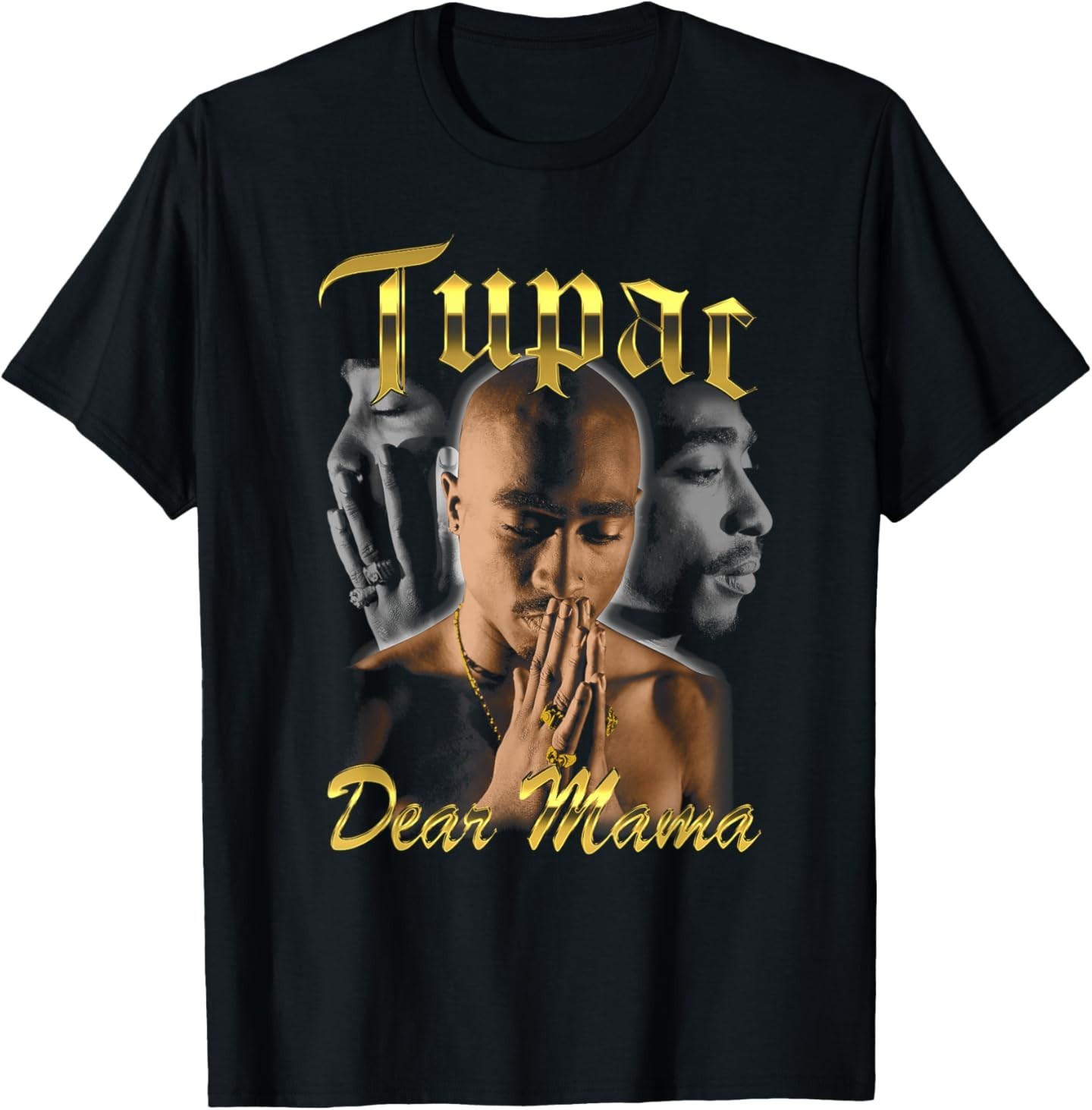 Official Tupac Dear Mama Collage T-Shirt