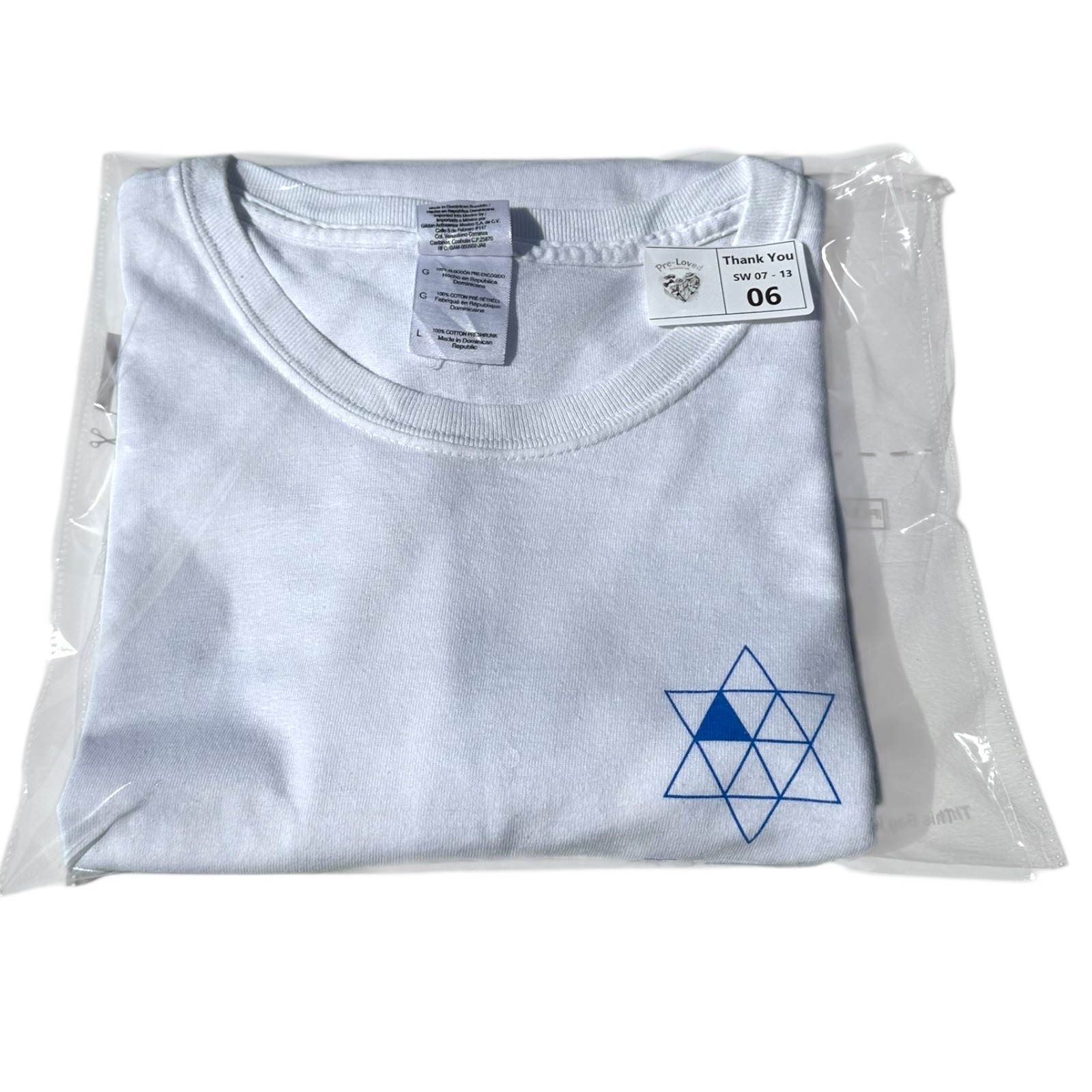 Temple Solel T-Shirt Men&rsquo;s UK Size L White Judaism Short Sleeve Crew Neck Hebrew