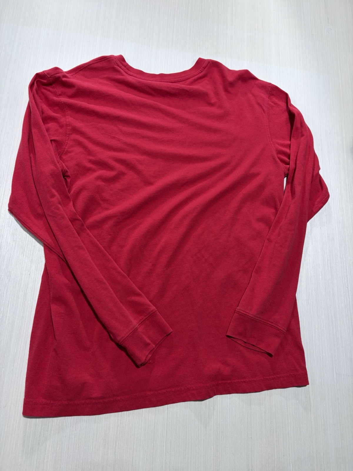 Rutgers Scarlet Knights Campus Heritage Red T-Shirt Long Sleeve Top L Red 740