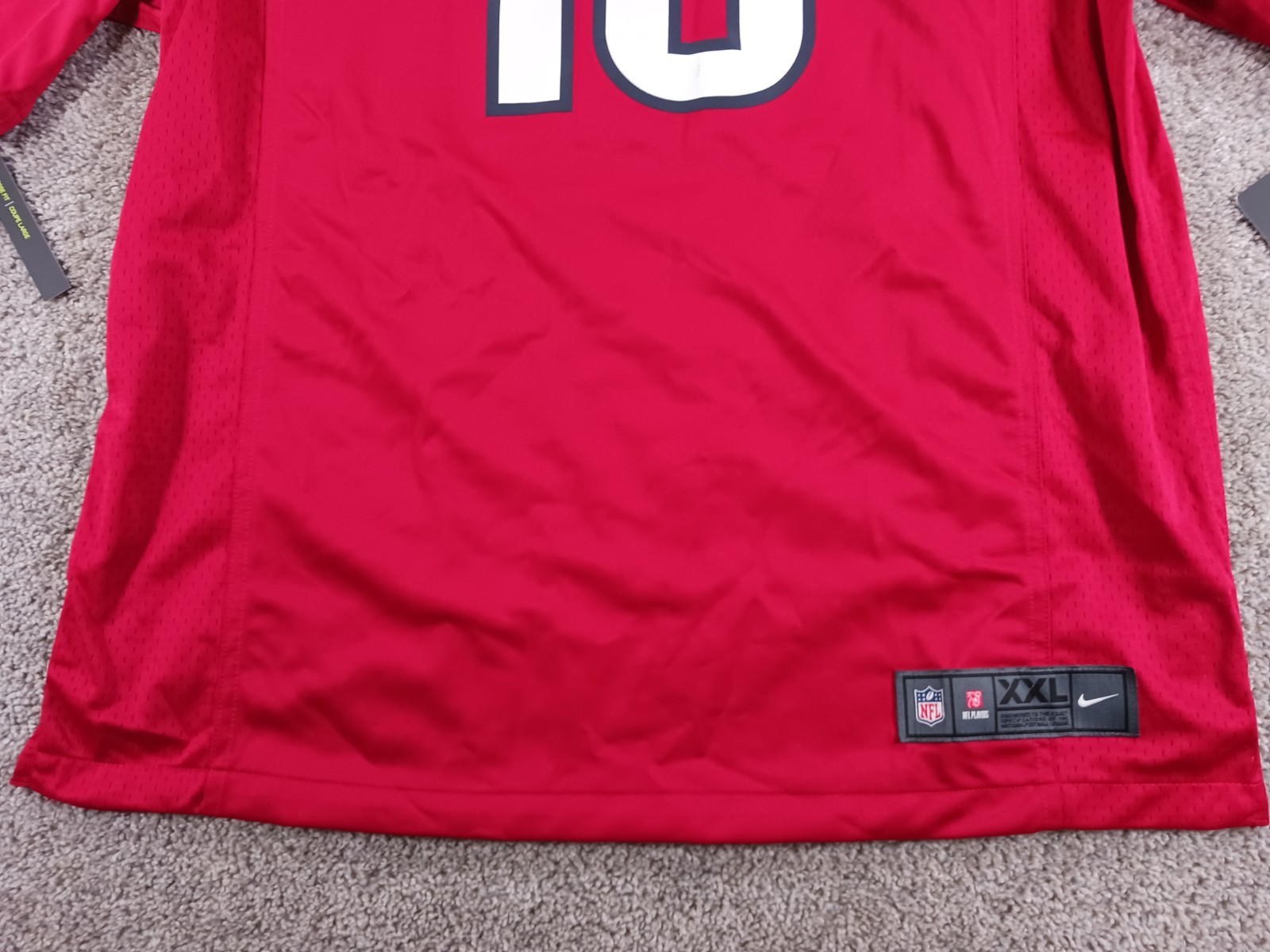 Nike NFL XXL On Field Houston Texans 10 Hopkins Mens Jersey Red NWOT