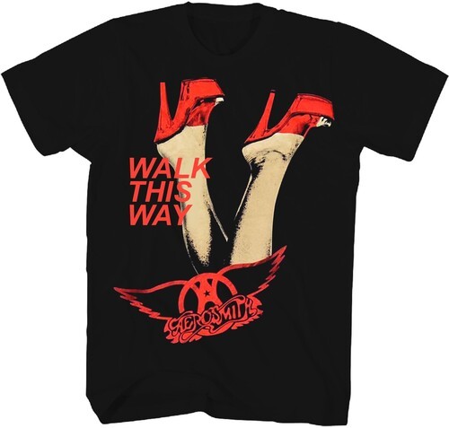 Aerosmith – Aerosmith – Walk This Way T-Shirt – XL Black 38441080A4 [New ] Black