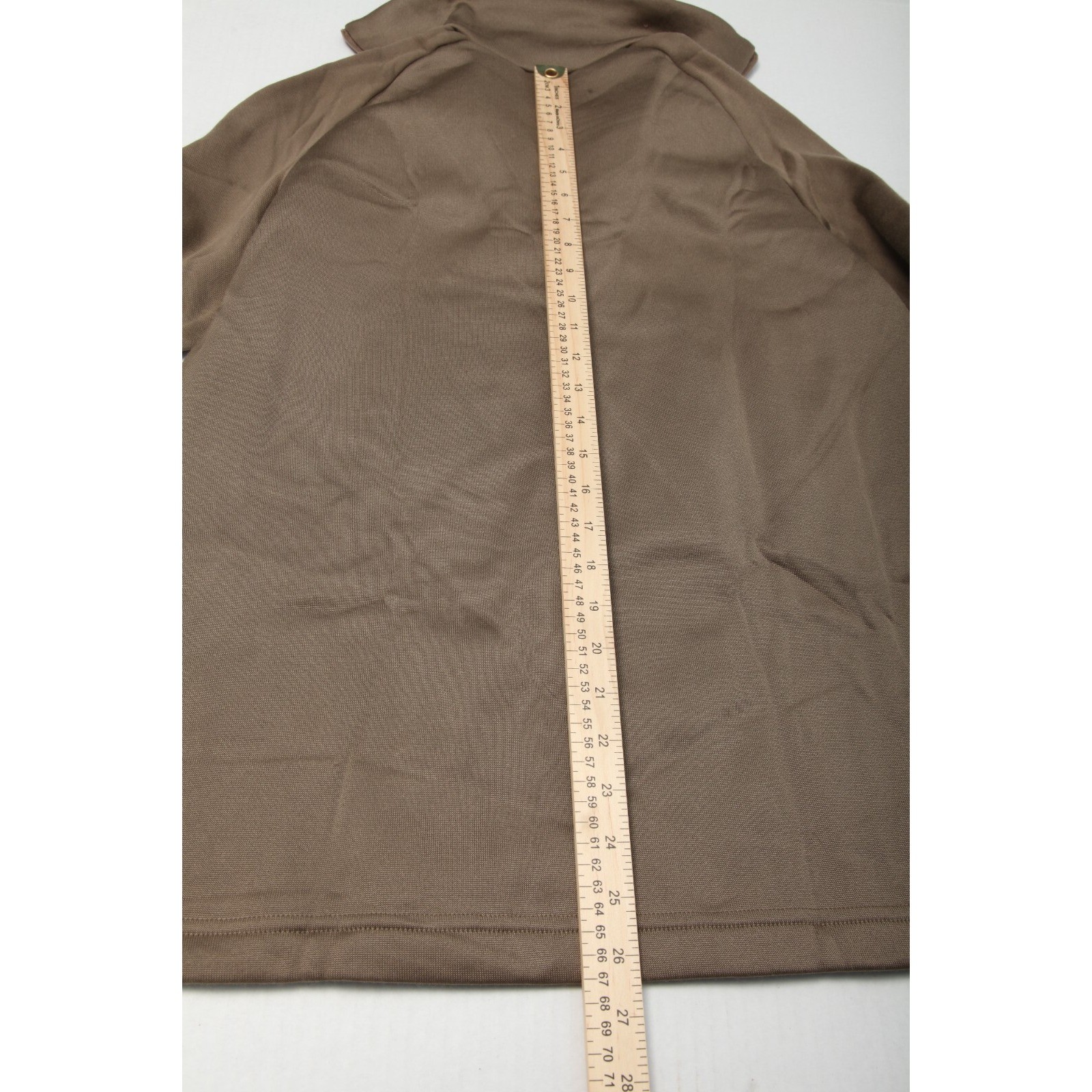 Sekri Industries Cold Weather Undershirt Men Medium Brown 1/4 Zip Fleece Lined