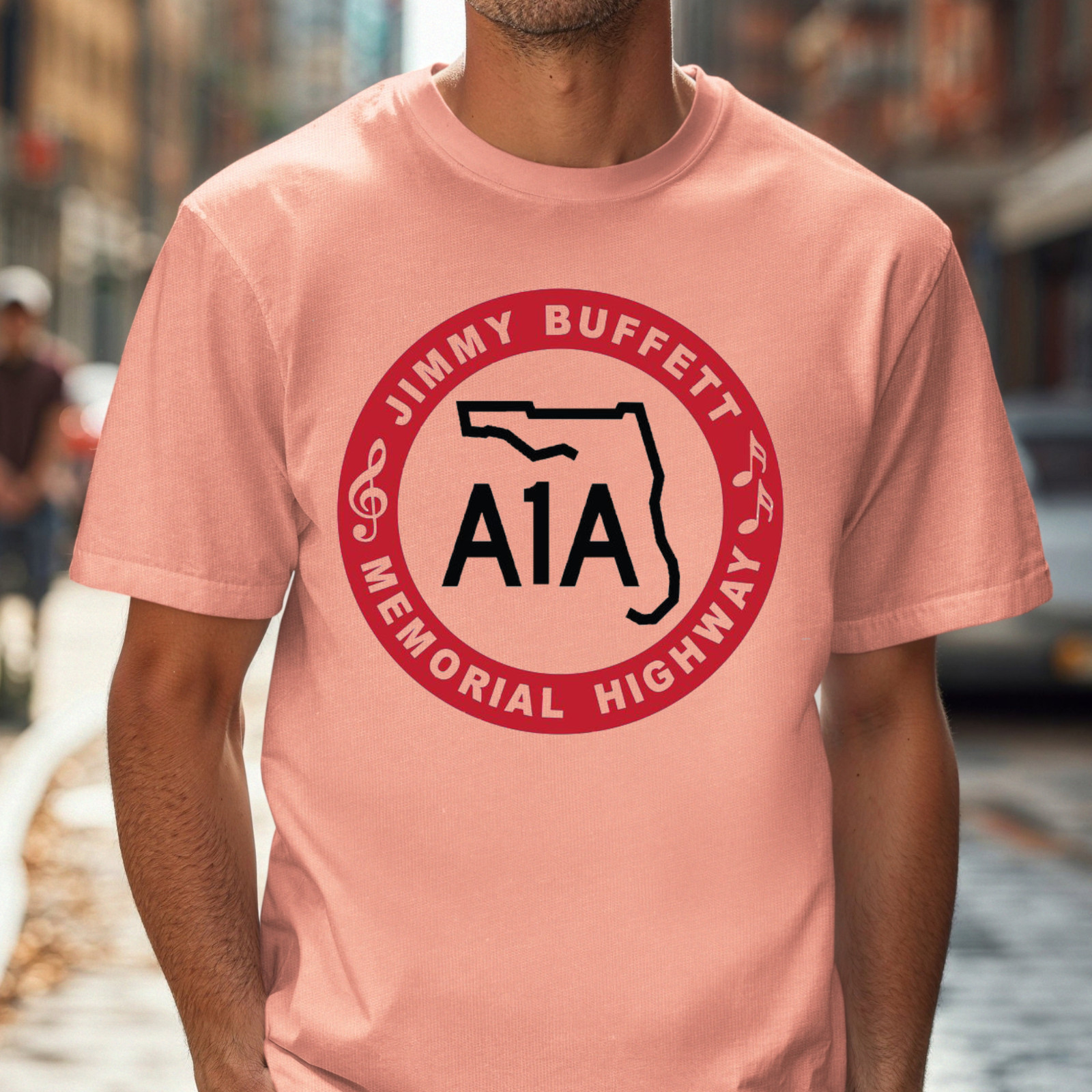 A1A Florida Highway Logo T-Shirt, Jimmy Buffett Memorial Highway, Concert Outfit