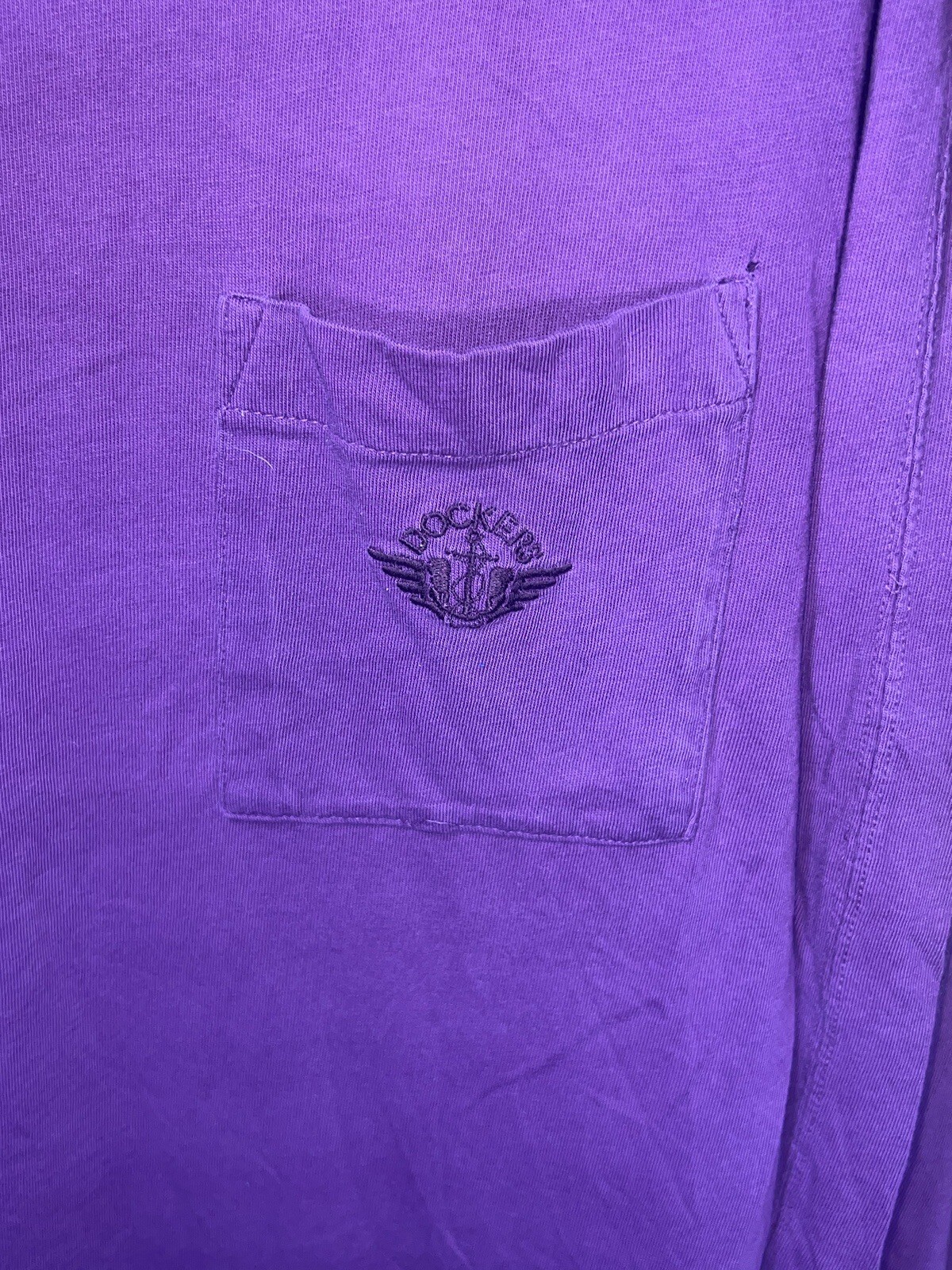 Vintage DOCKERS long sleeve Purple colored Shirt Size Medium DOCKERS tags retro