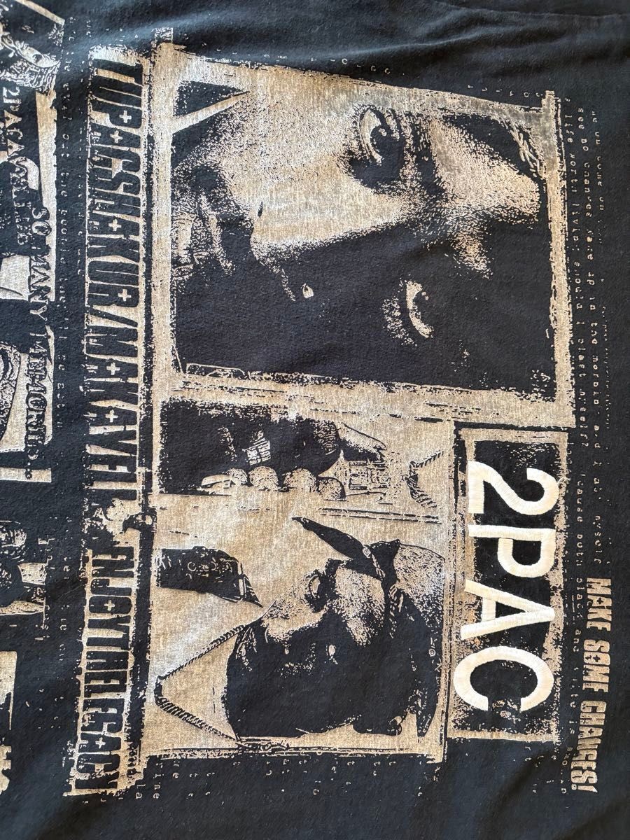 [Rare 2XL] Vintage 2Pac Pro Power T-Shirt – Embroidered Logo – Oversized Fit