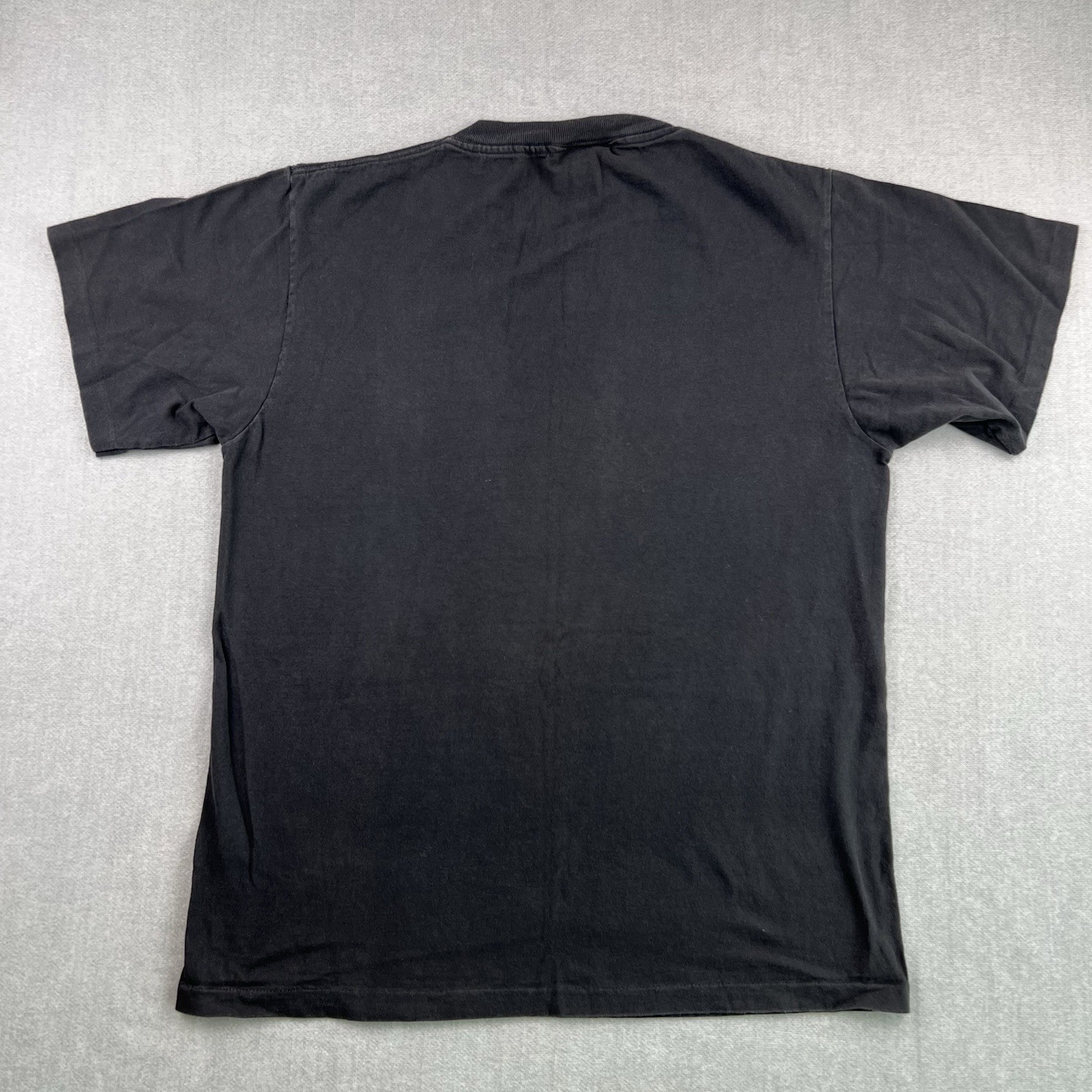 Vintage Coke Coca Cola Polar Bear Fireman T-Shirt Mens L (fits M) Black USA 90s