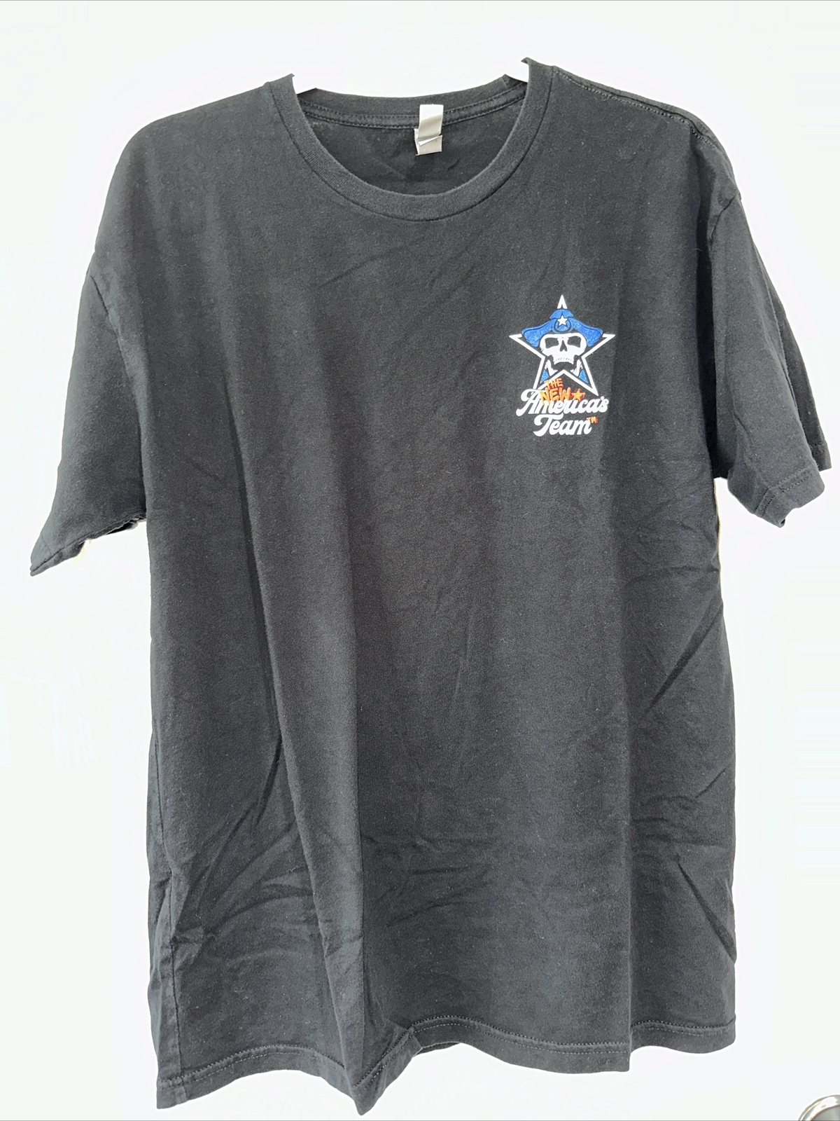 Men&rsquo;s LG Graphic Tee New America&rsquo;s Team New England Patriots Black Multi