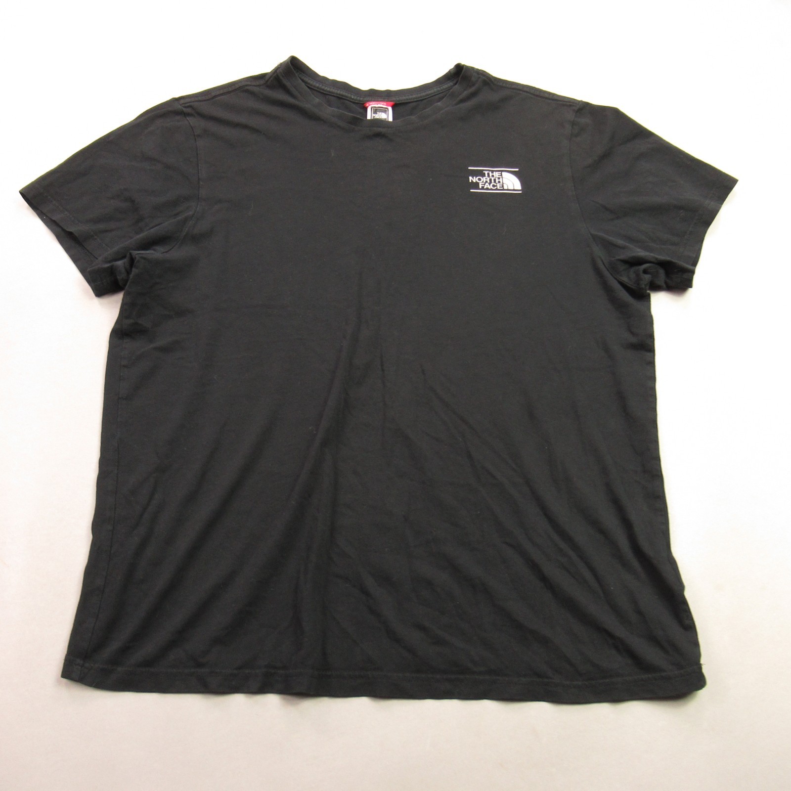 North Face Shirt Mens Large Black Short Sleeve Crew Neck Lightweight Casual