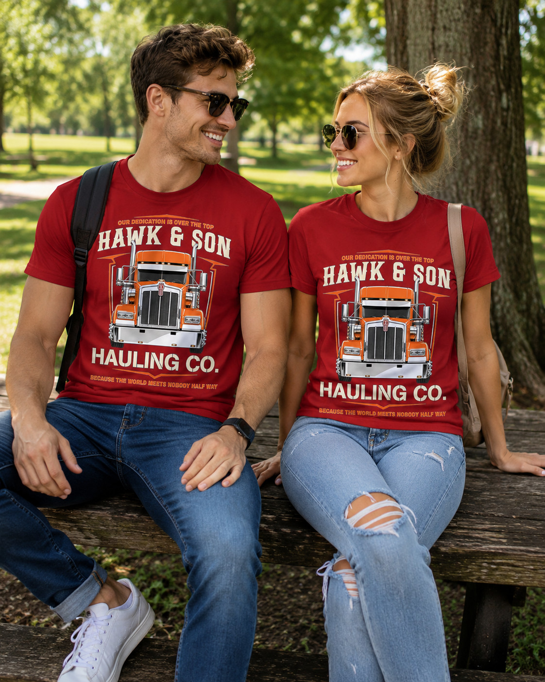 Hawk and Son Hauling Company Big Rig Pride T-Shirt