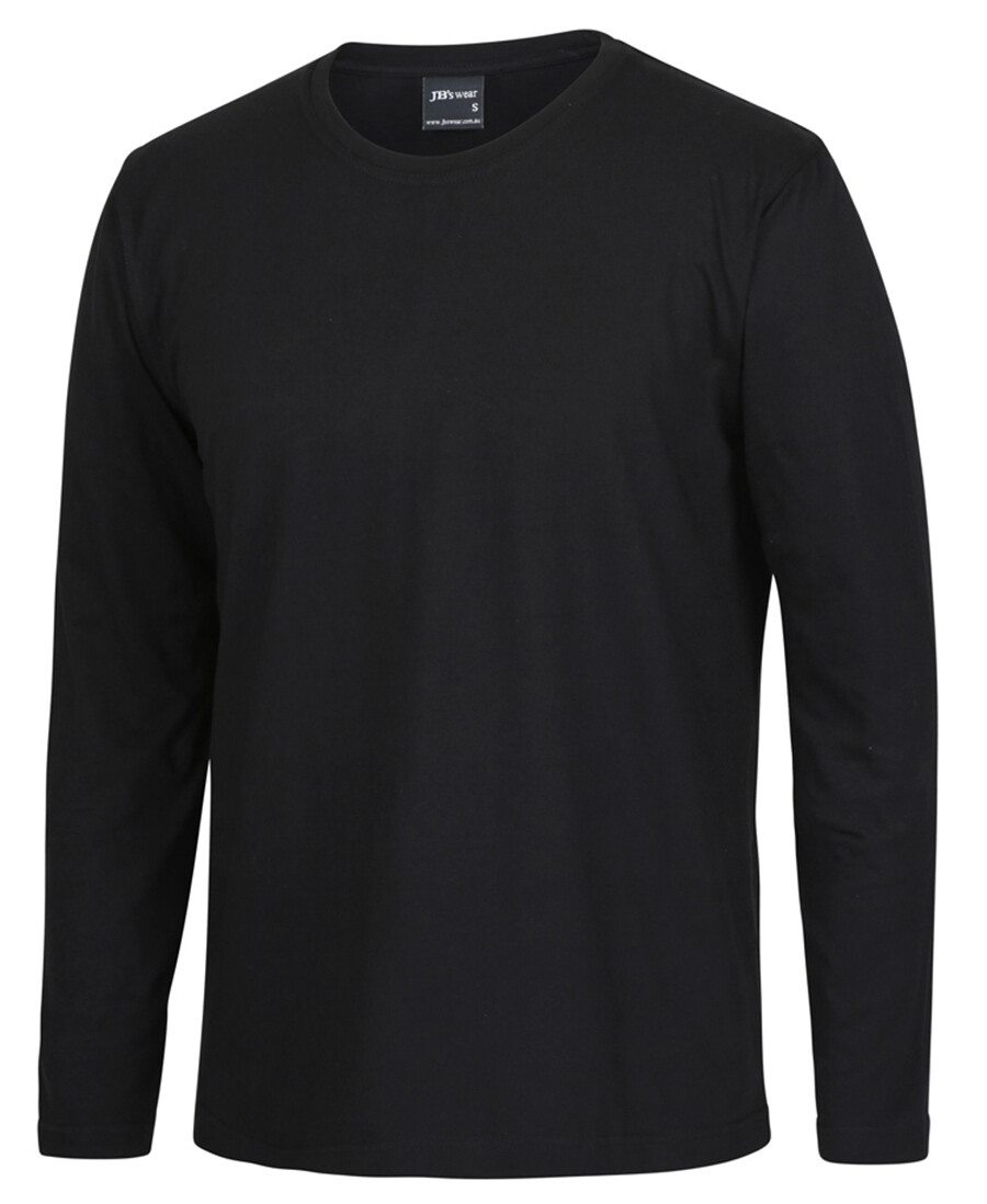 JB&rsquo;s wear Cotton Long Sleeve Non-Cuff Crew Neck Tee Shirt with UPF Rated Fabric