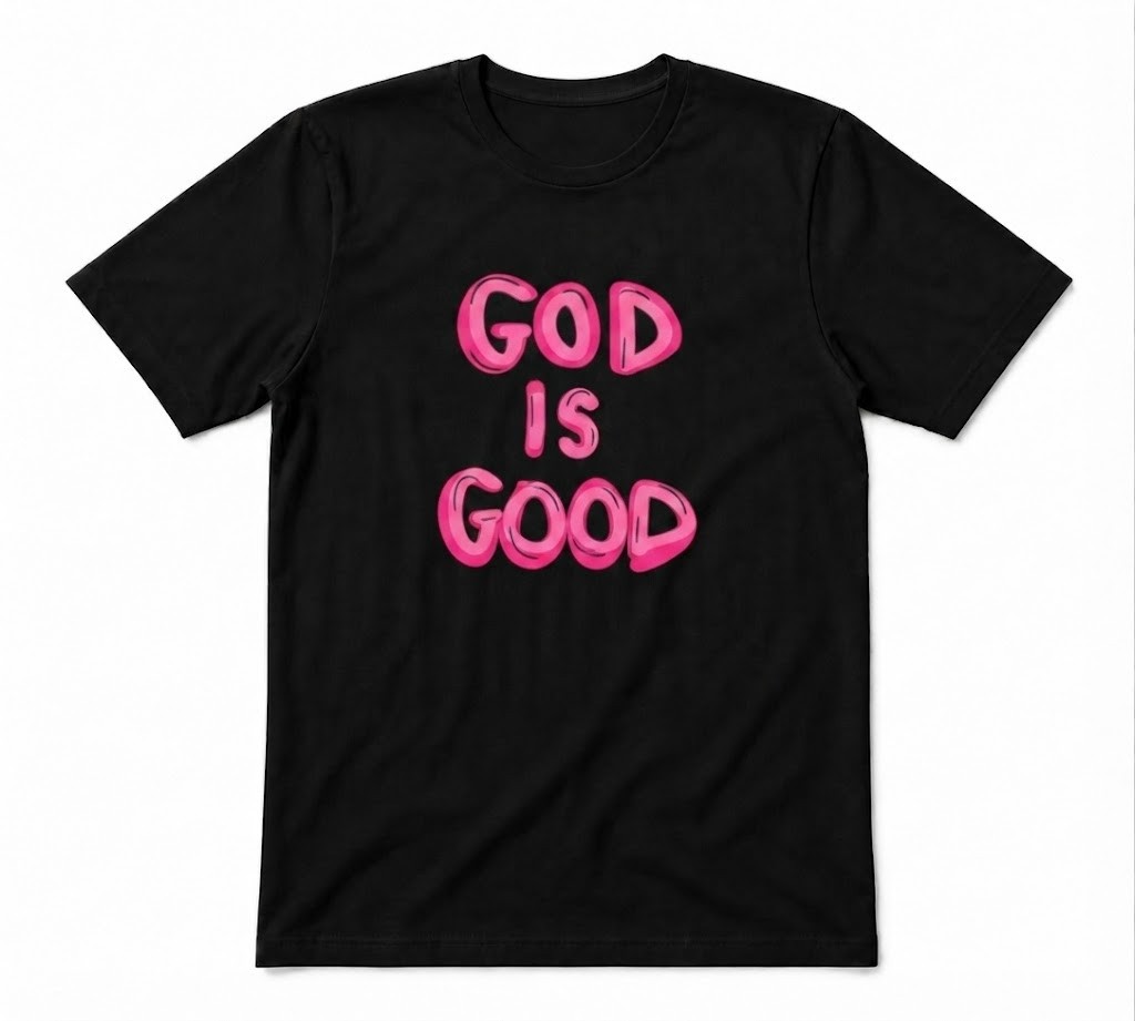 God Is Good Christian Religious Jesus Lover Black T-shirt