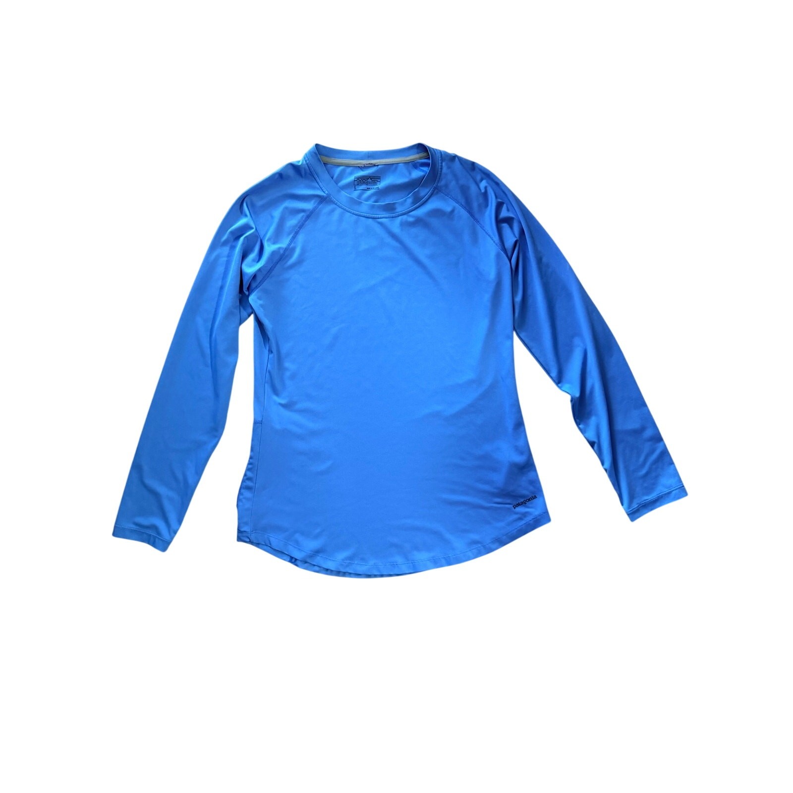 Patagonia Men&rsquo;s Long Sleeve Blue Spandex Jersey Shirt Sz L