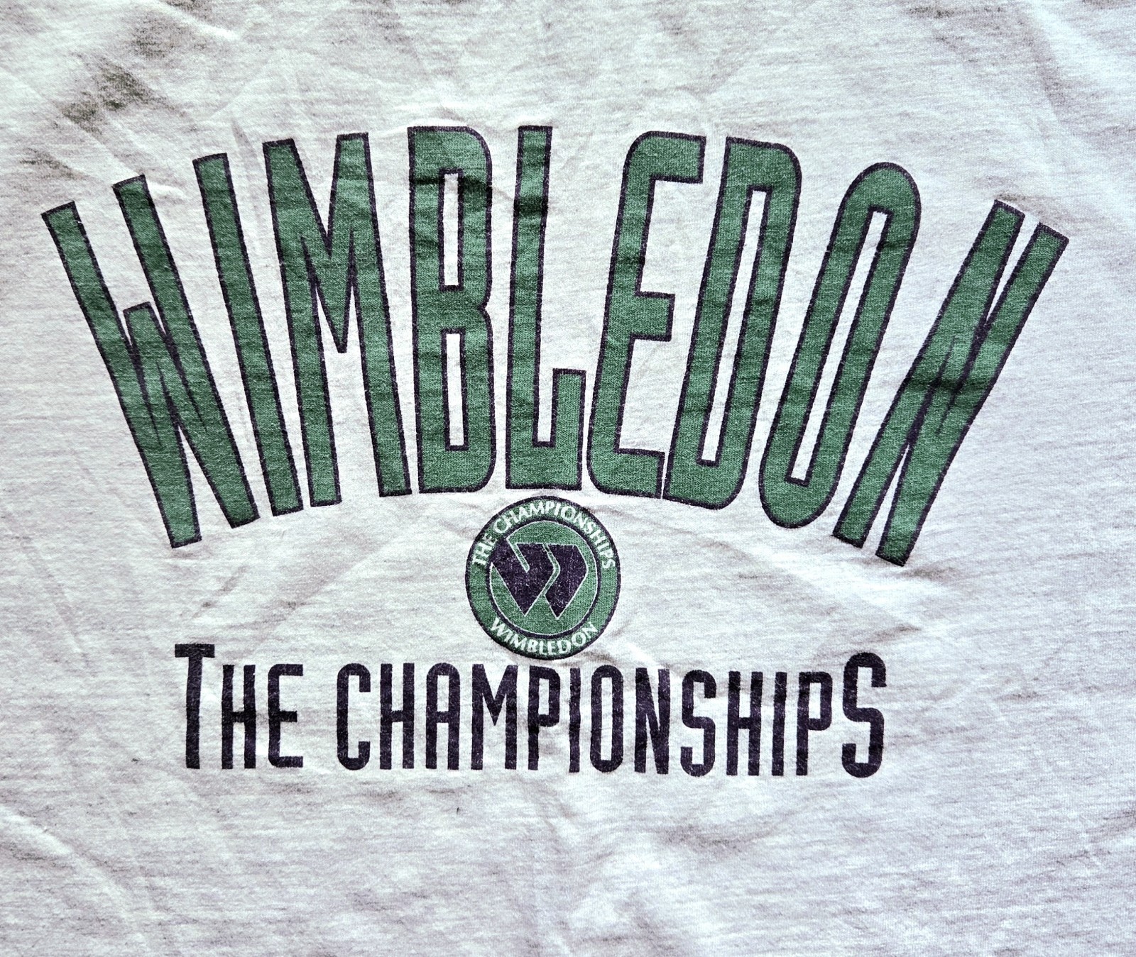 Vintage 90s Wimbledon Tennis Championships T-Shirt Made In USA Unmarked L