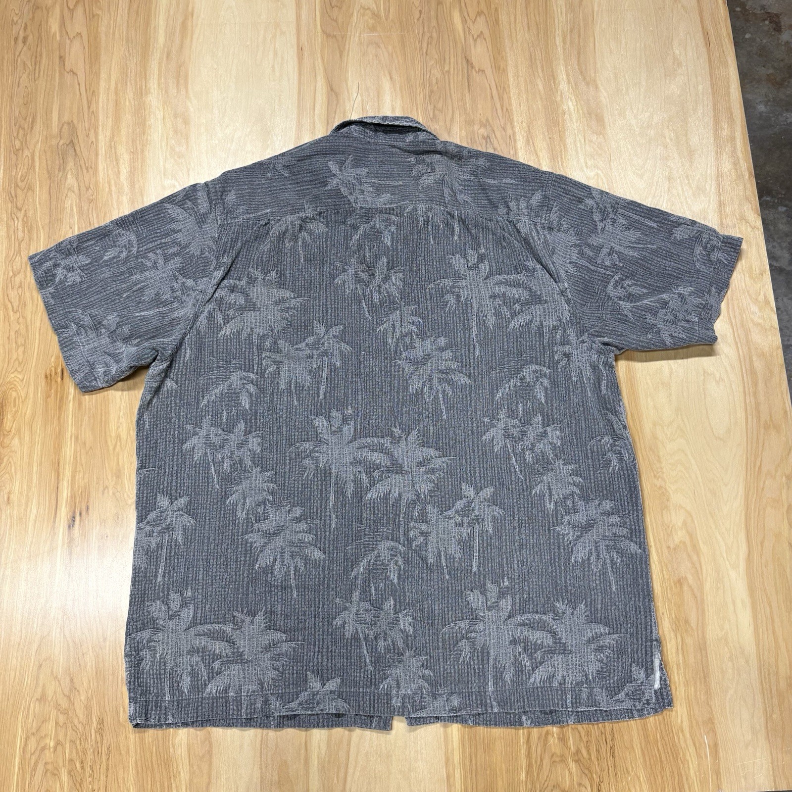 Tommy Bahama Grey Palmtree Shirt