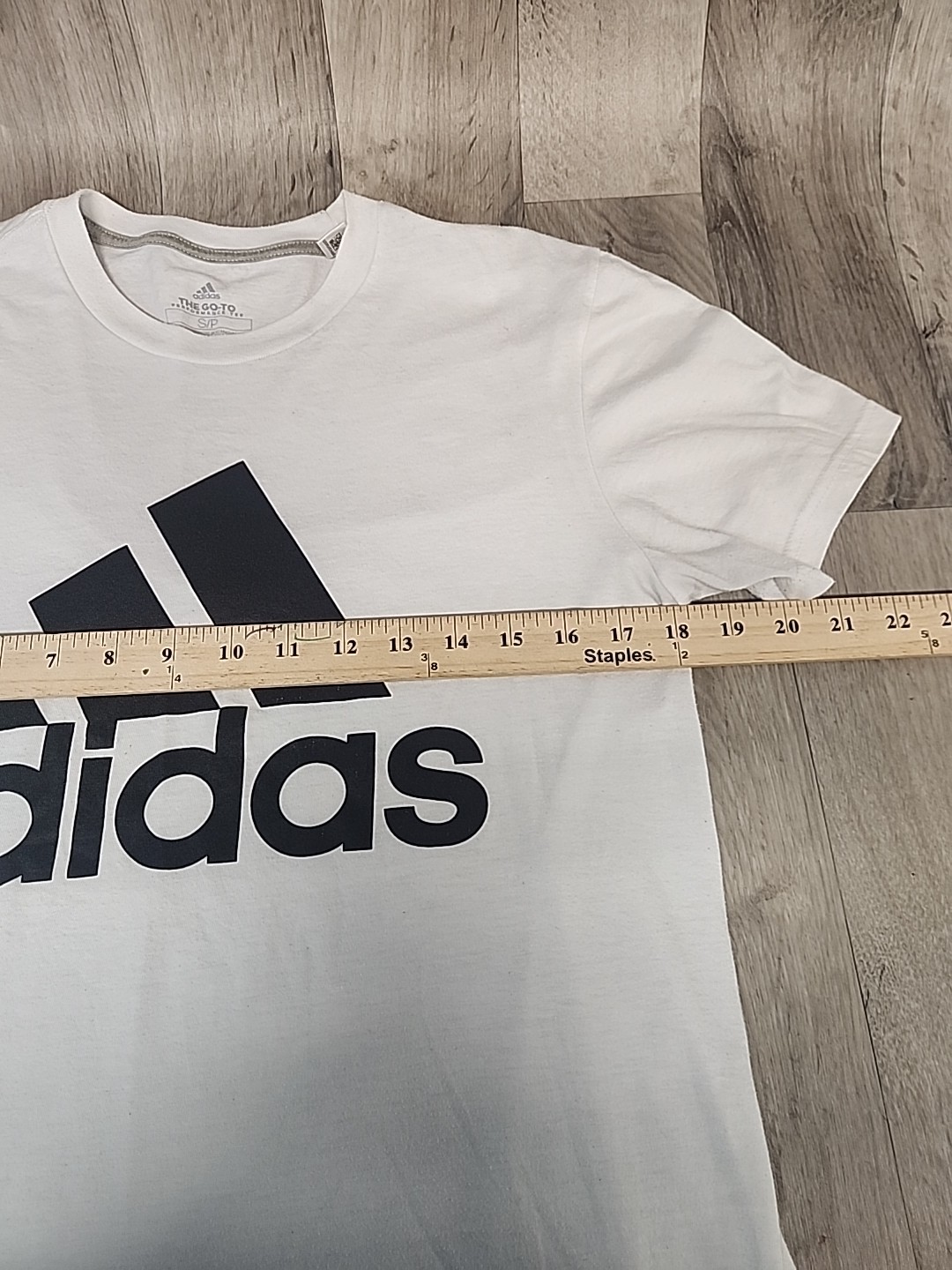 Adidas The GoTo Performance Tee Men&rsquo;s White Graphic T Shirt Size SMALL ClimaLite