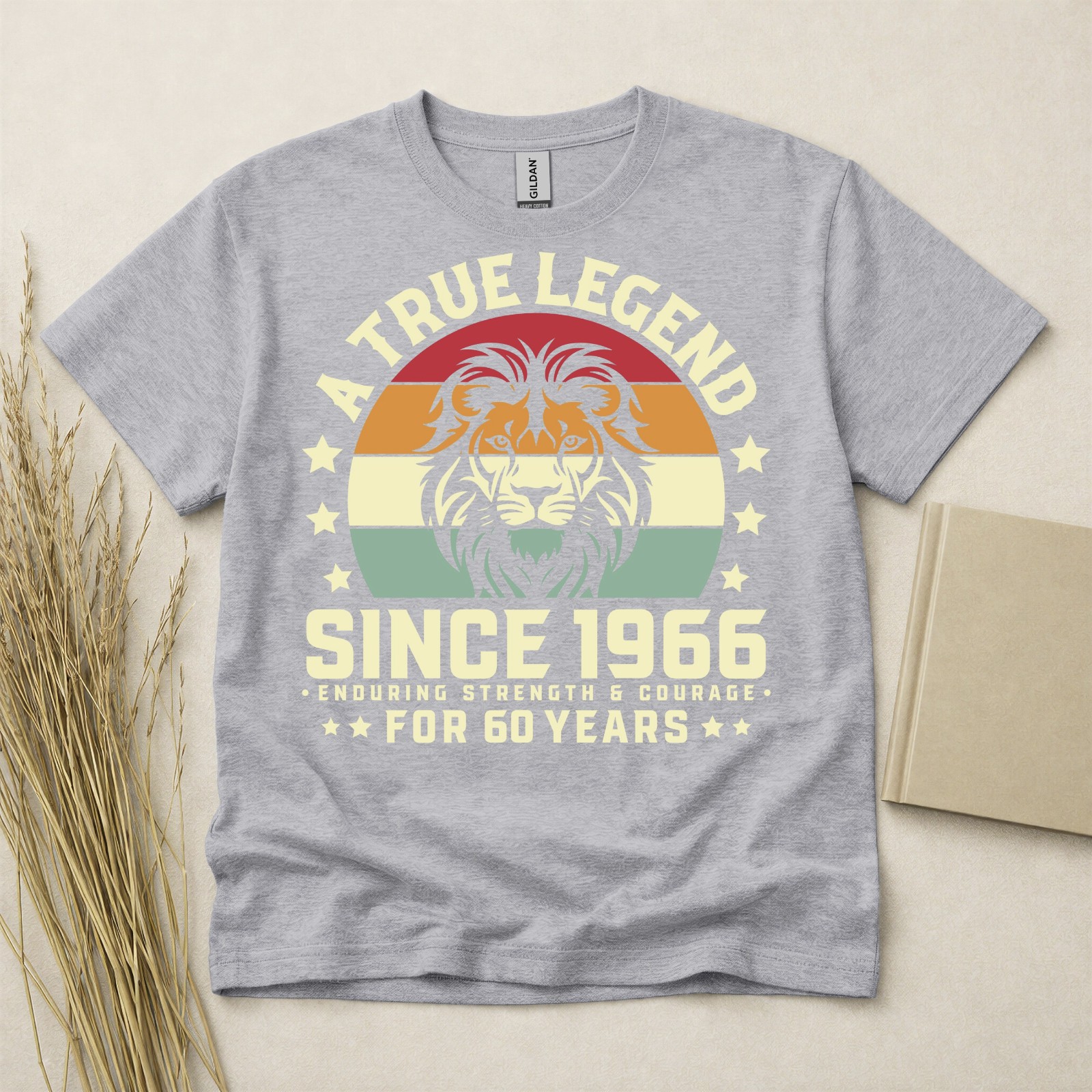 60th Birthday T Shirt Born In 1966 Gift 60 Year Old T-Shirt True Legend Sixty