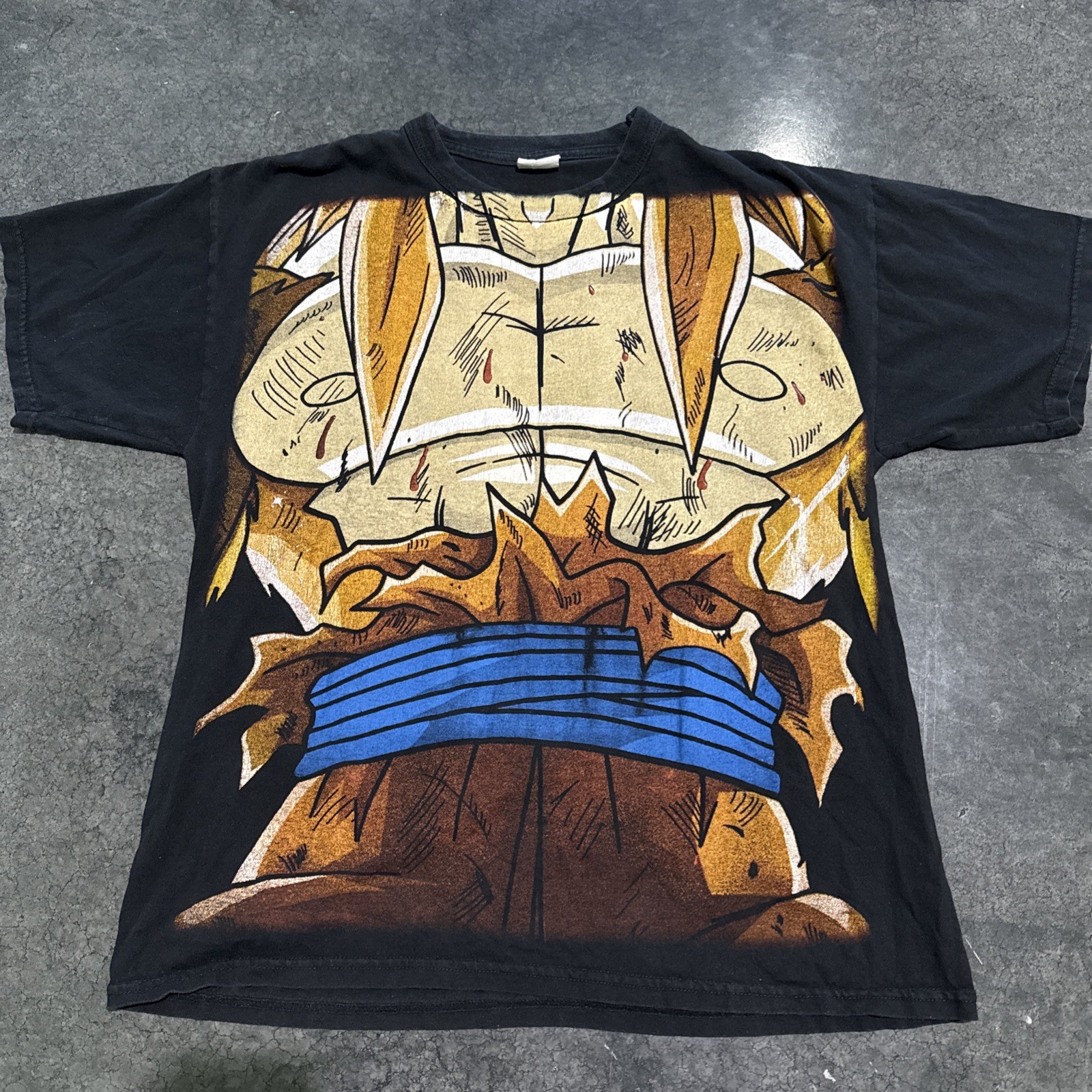 Rare vintage anime Dragon Ball Z Bootleg AOP GOKU