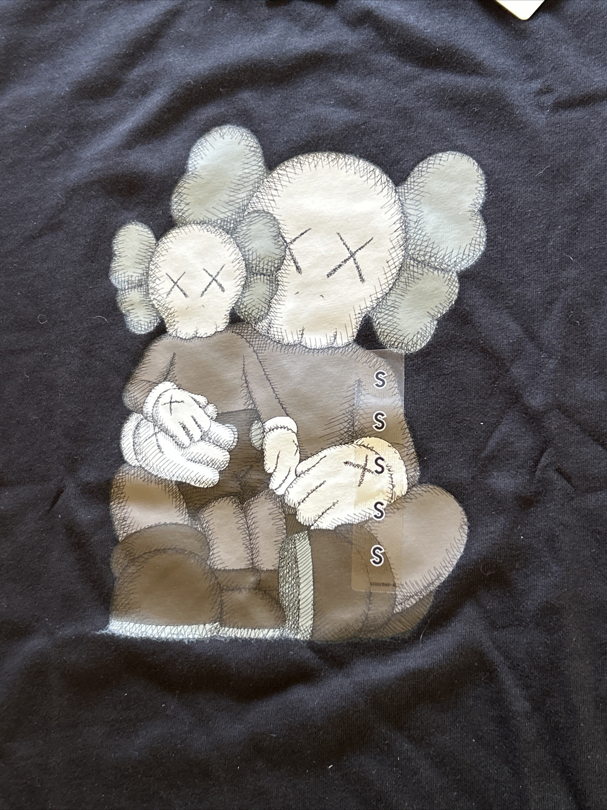 Uniqlo x Kaws UT Short Sleeve Graphic T-Shirt Black NWT Size Small
