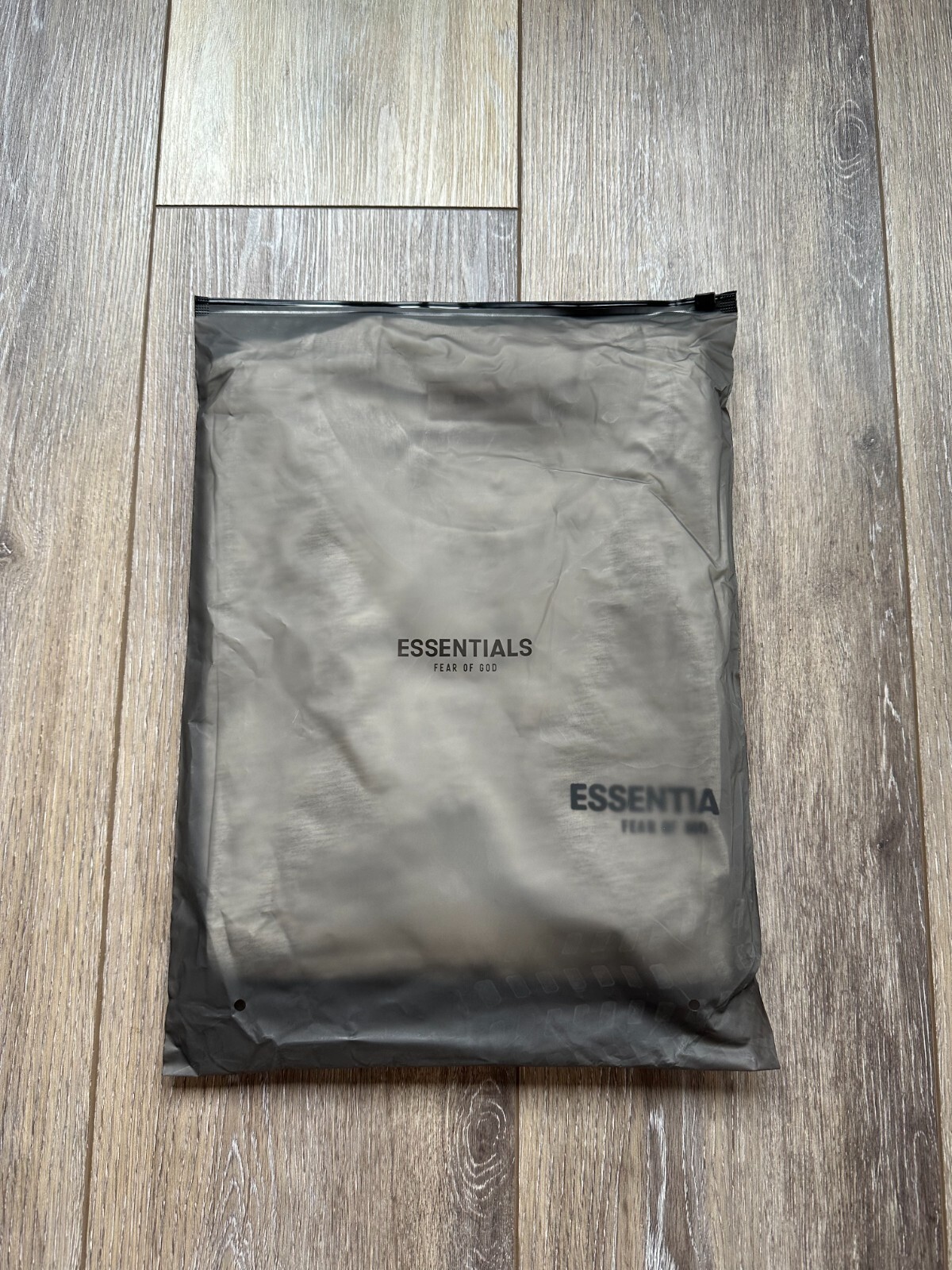 Fear of God Essentials Light Oatmeal Short Sleeve T-Shirt Sizes: XS-XXL