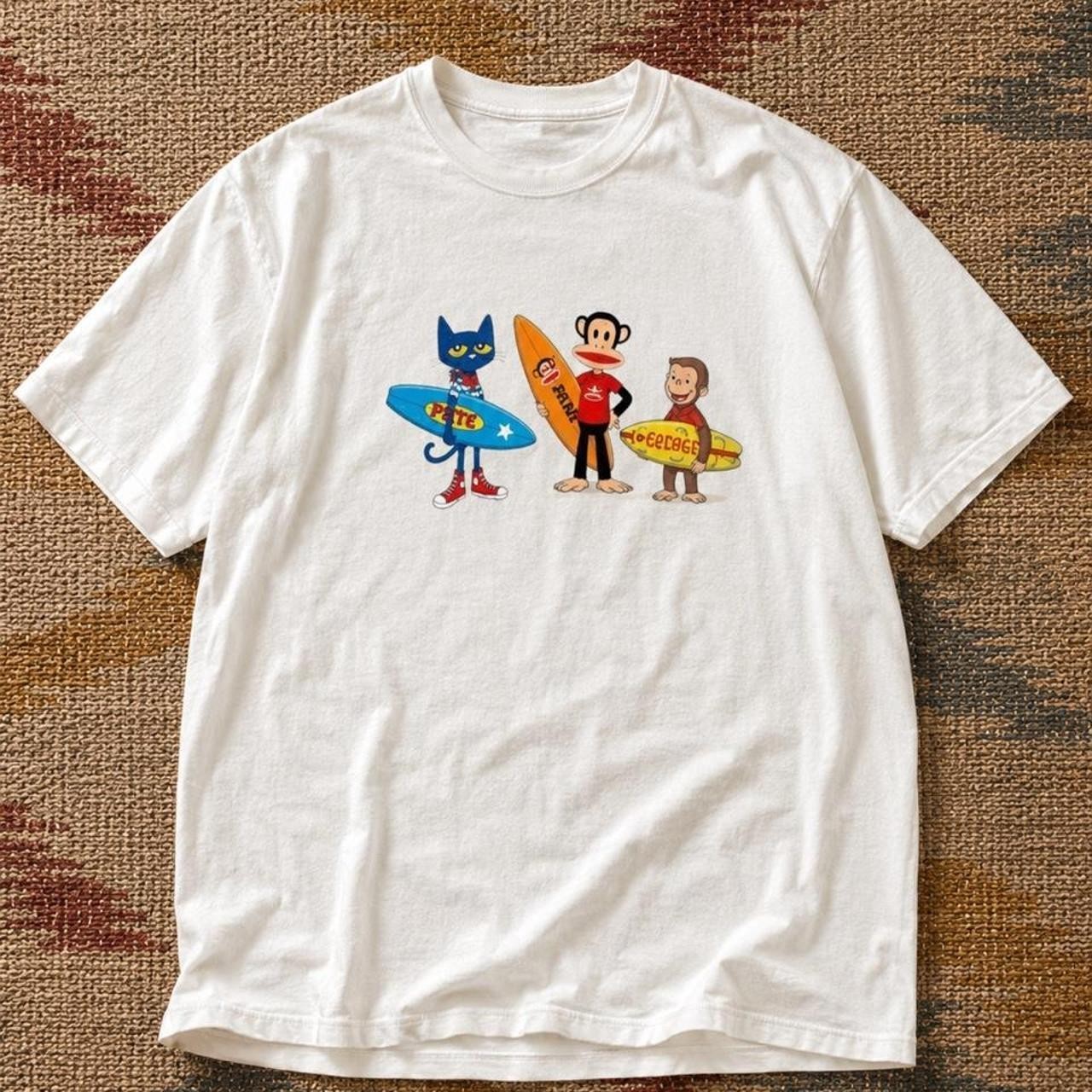 Pete the Cat and Friends White T-Shirt