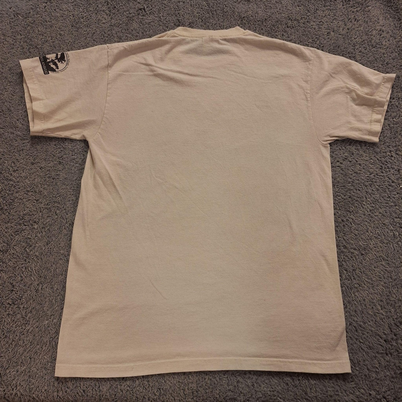 Southern Wetlands Okefenokee Shirt Mens Medium Beige Wildlife Graphic Tee Gildan