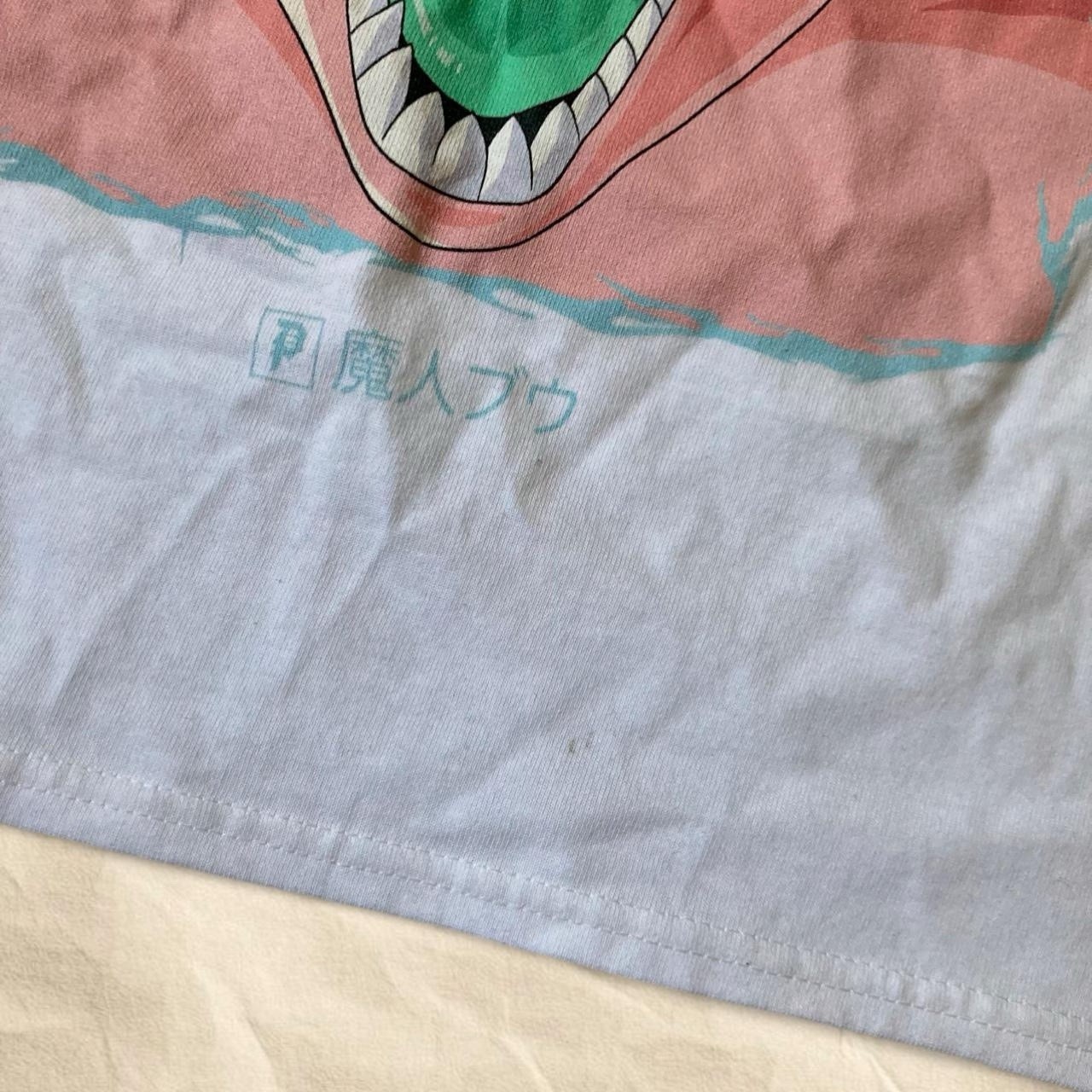 Primitive x Dragon Ball Z Collab Pink & White Majin Buu Graphic-Tee Size Small
