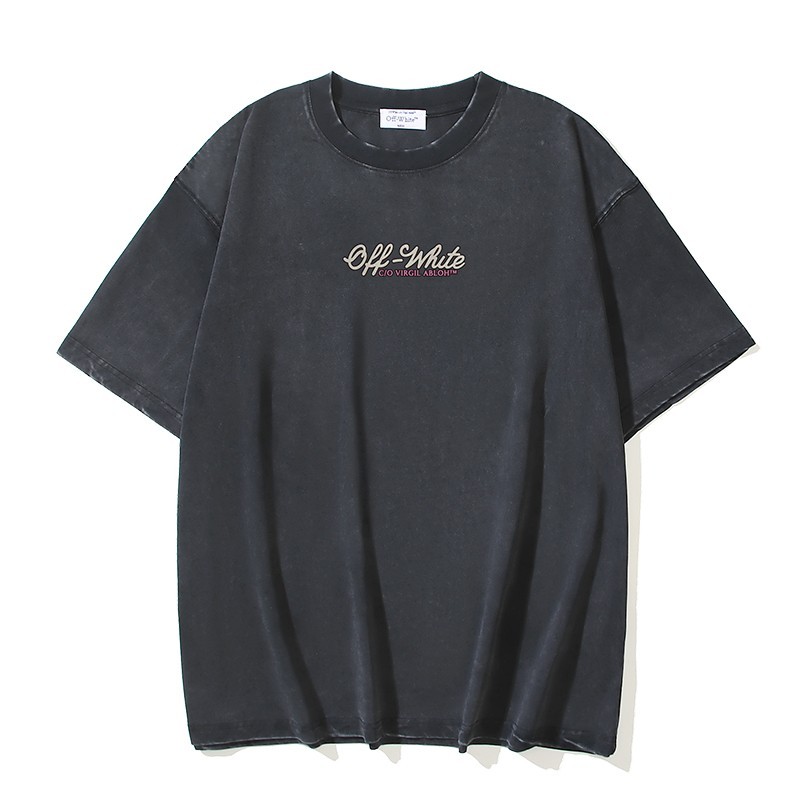 Off White T-Shirt Black / White S-M-L-XL