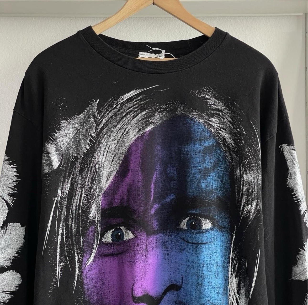 Vintage Nirvana Kurt Cobain Long Sleeve Shirt