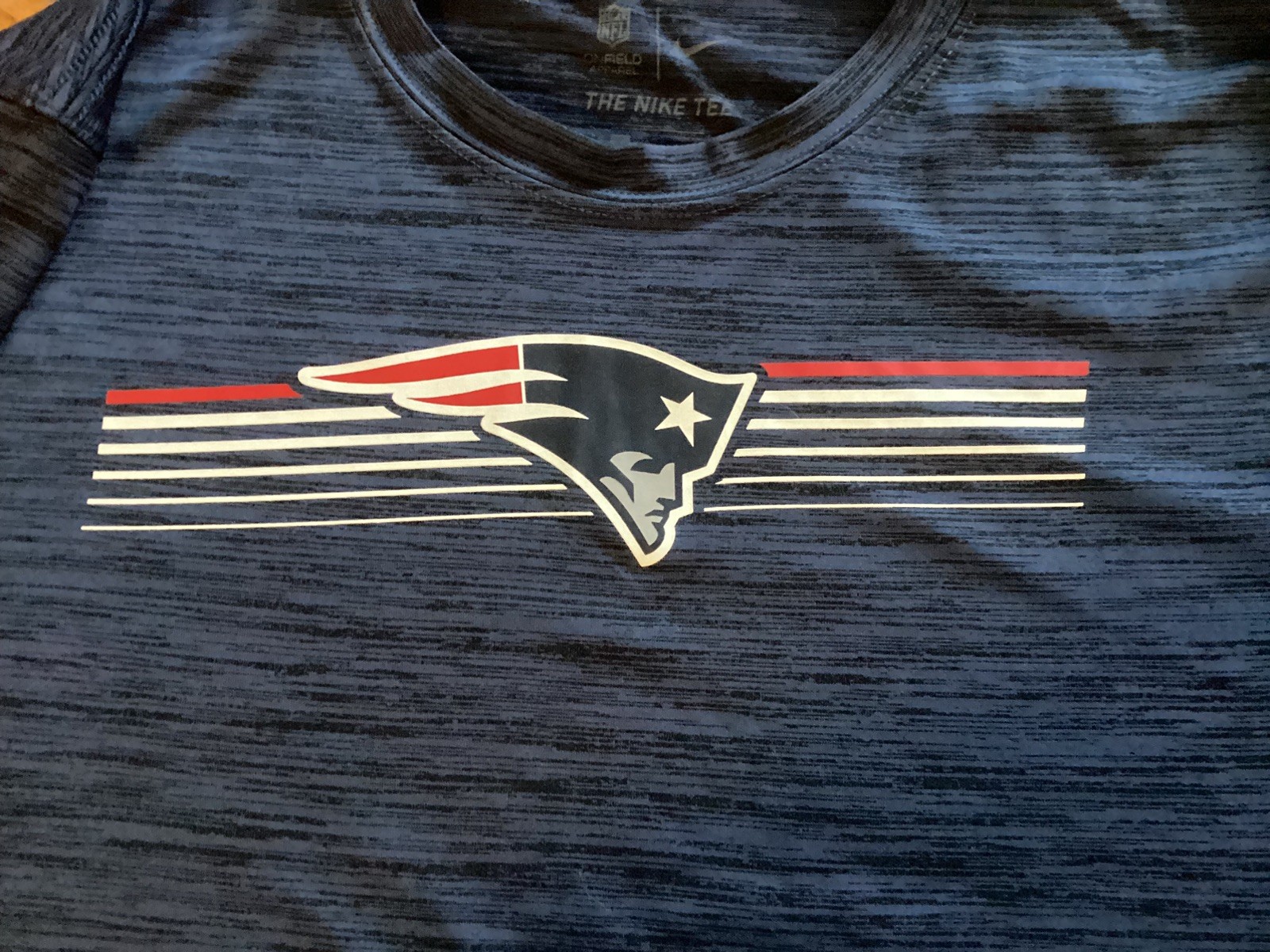 Men&rsquo;s Patriots The Nike Tee T-shirt Dri Fit NFL On Field Apparel XL short Sleeve