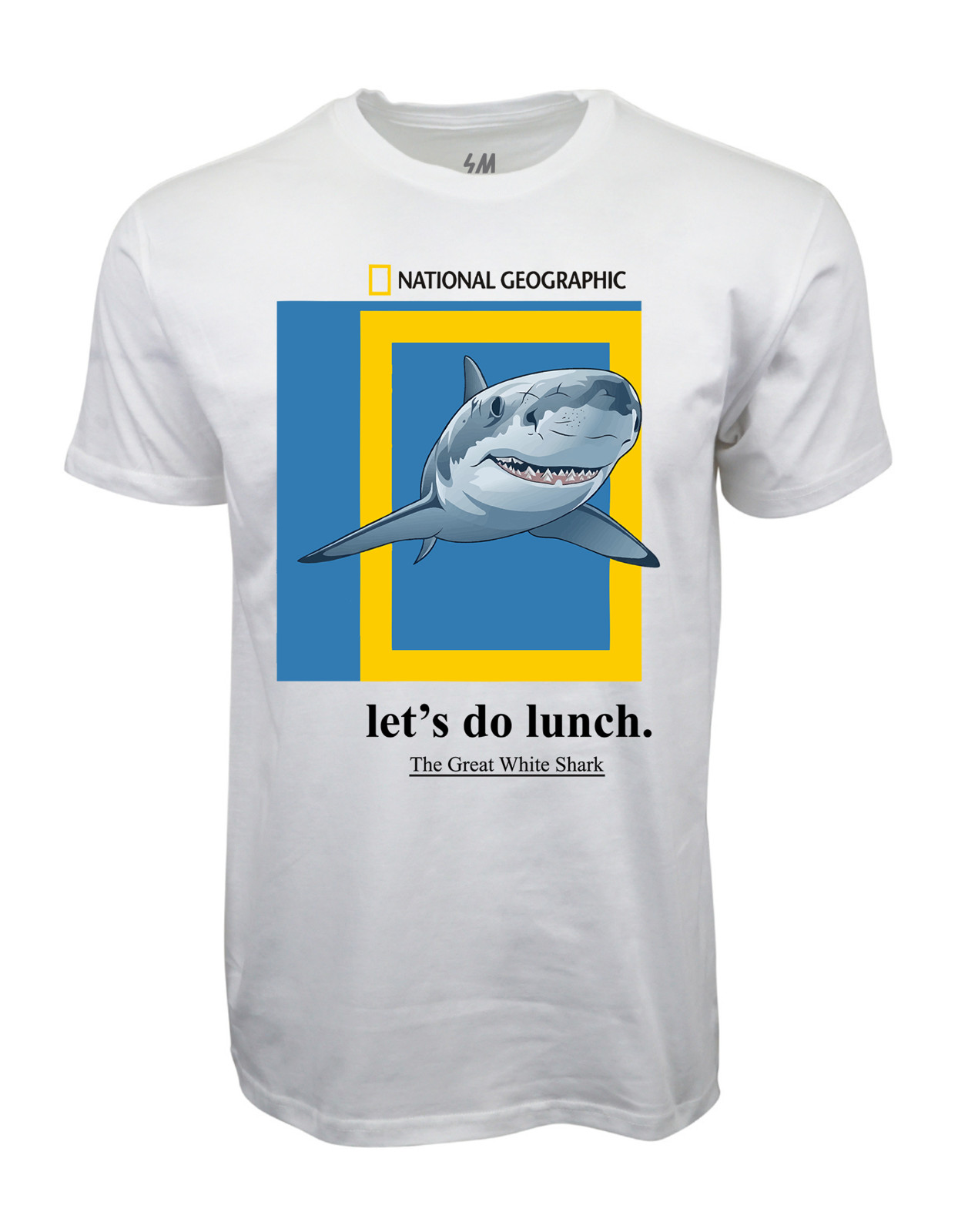 Shark Lets Do Lunch Graphic T shirt