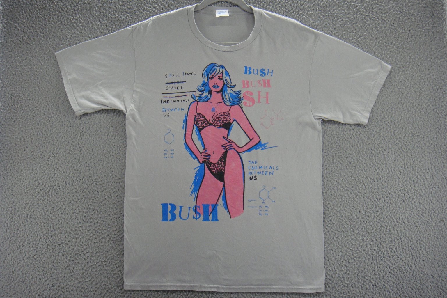Bush Band Shirt Mens Medium Science of Us Chemicals Between 90s Y2K Rock Grunge