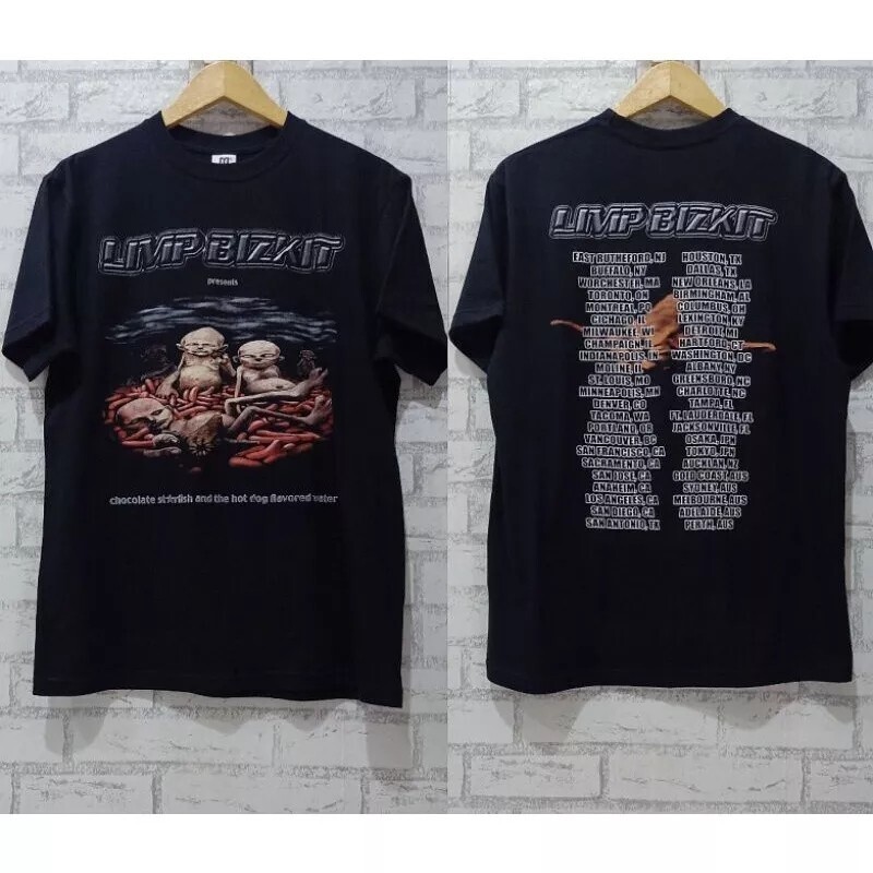 Limp Bizkit Chocolate Starfish and the Hot Dog Flavored Water 2 Side T-shirt