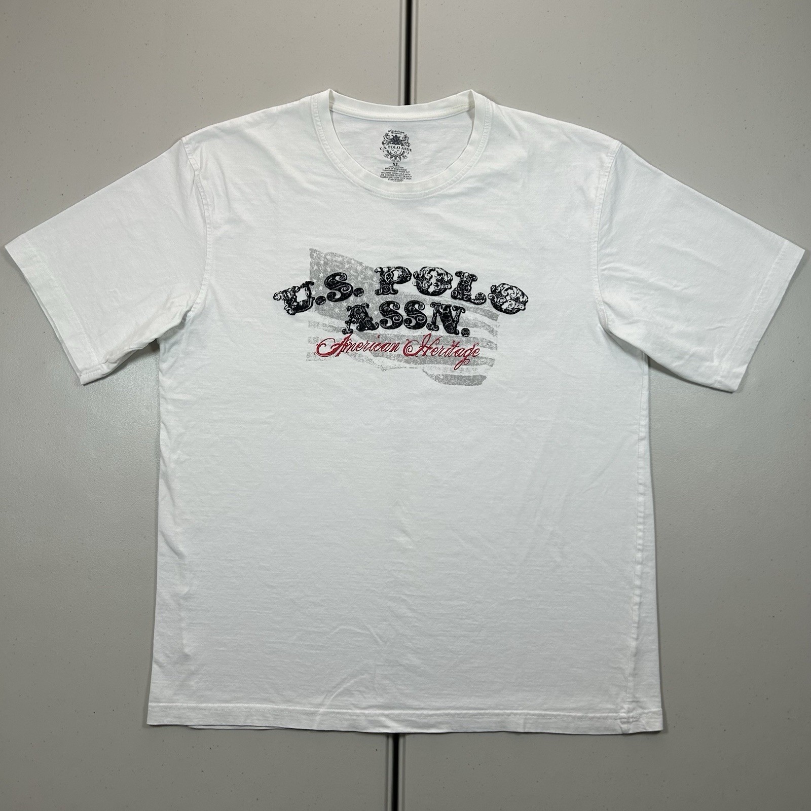 y2k US Polo Assn. USPA American Heritage Graphic T Shirt Men&rsquo;s Size XL Skater