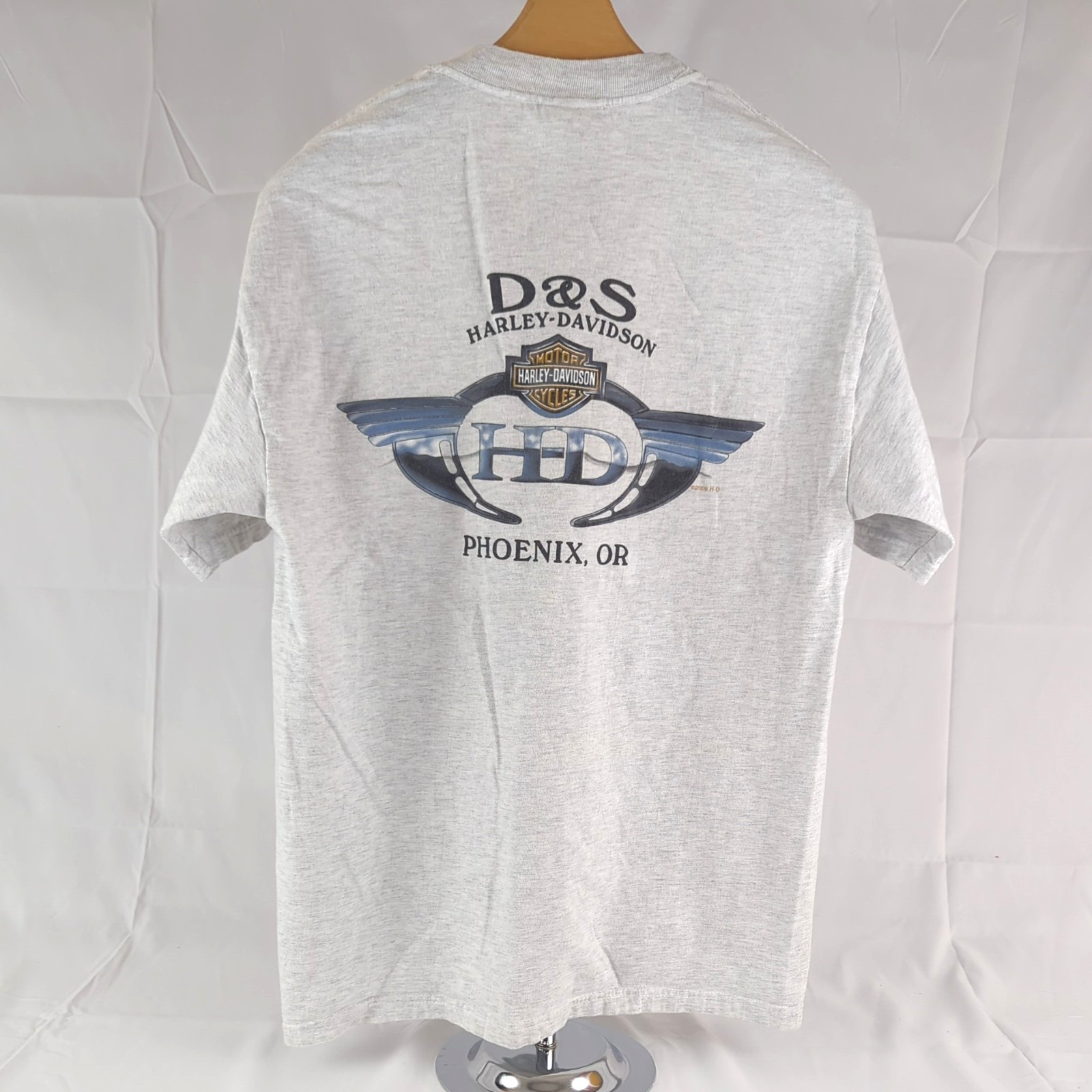 2006 Harley Davidson Screamin&rsquo; Eagle T-shirt From D&S Phoenix OR Gray Med