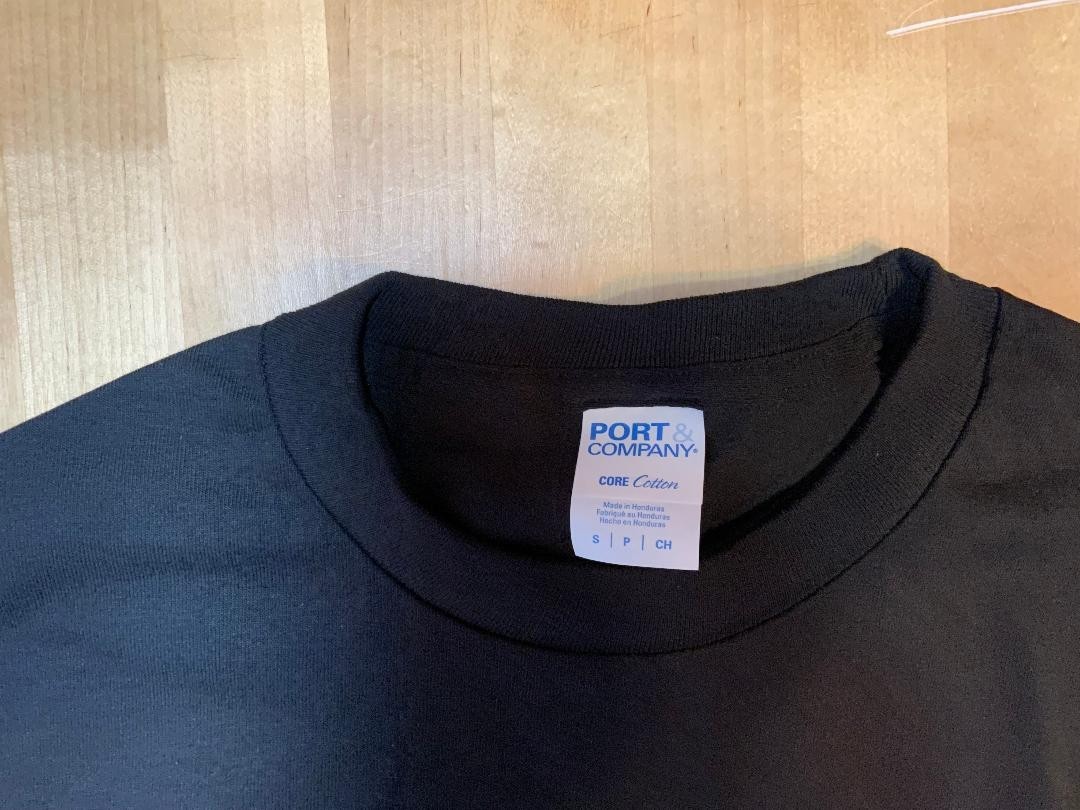 Port And Company Adult Small Men&rsquo;s Black T-shirt Short sleeve