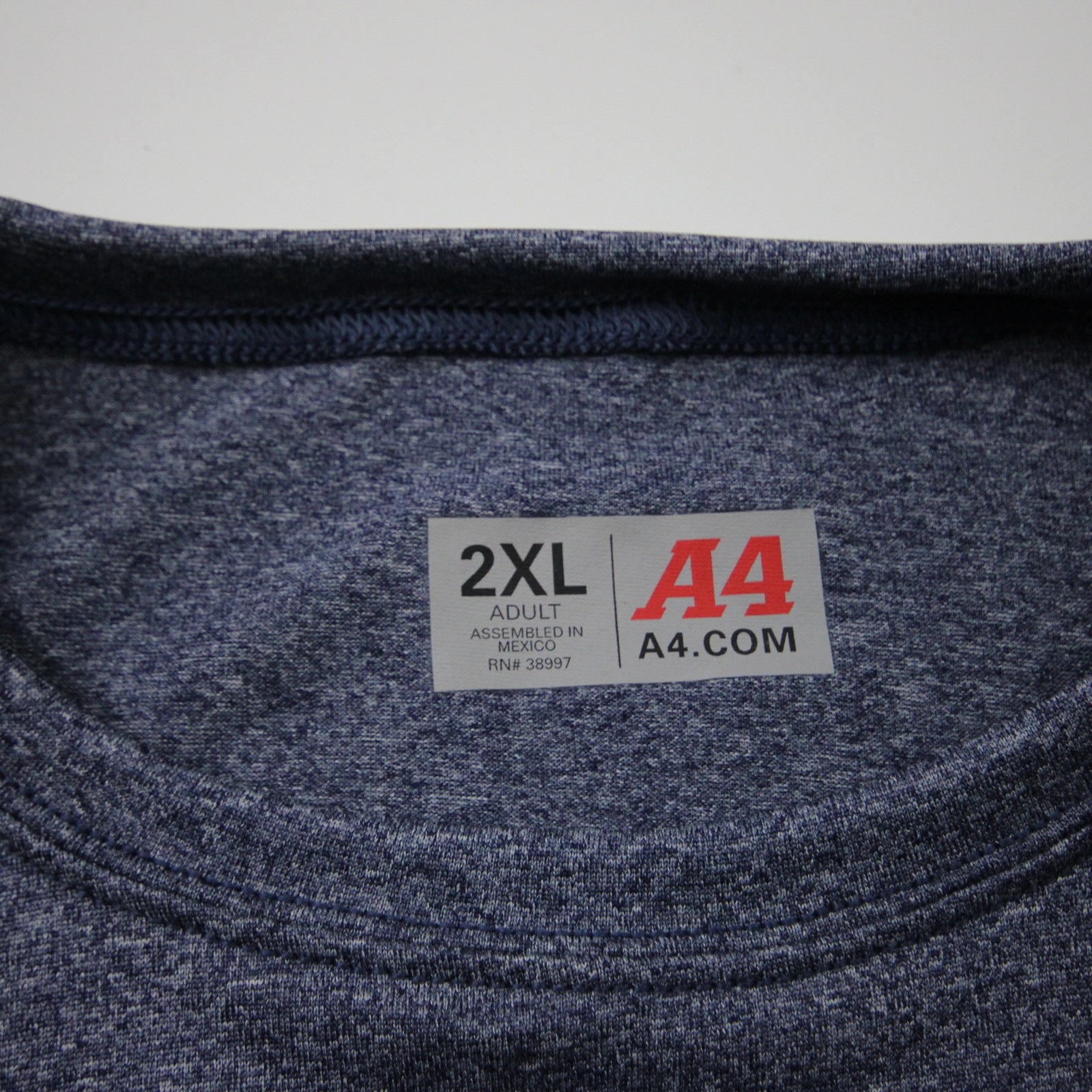 A4 Short Sleeve Shirt Men&rsquo;s Navy New without Tags XXL