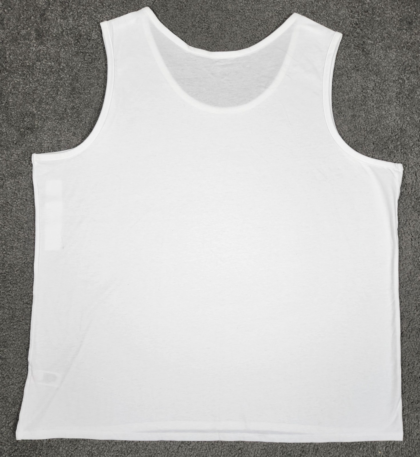 Men&rsquo;s Sleeveless Tanks T Shirts XXL White 3 PACK Goodfellow Round Neck Stretch