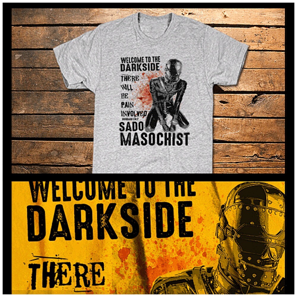 Sadomasochist t-shirt your pain is my pleasure BDSM Gimp in suit adult fetish