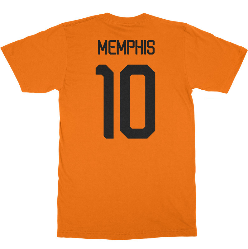 Memphis 10 Jersey Style – Netherlands Soccer Cup Fan Unisex T-Shirt
