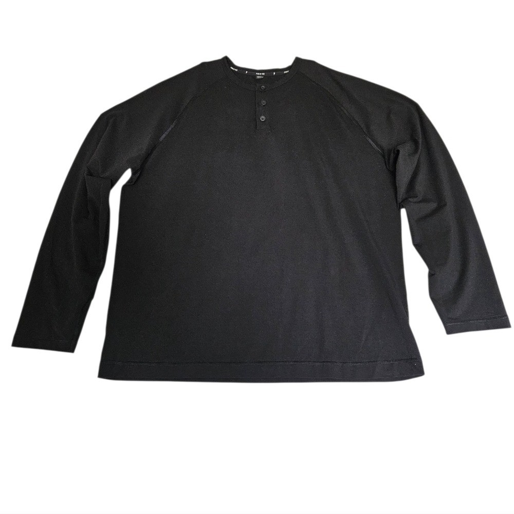 Public Rec Go-To L/S Pima Cotton Henley Stretch T-Shirt Sz XL