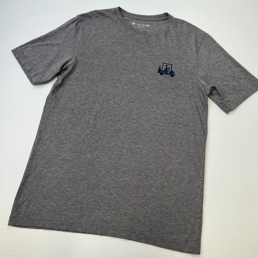 Travis Mathew Shirt Men Small Weekend Forecast Drink Golf Work Party Gym Core Go