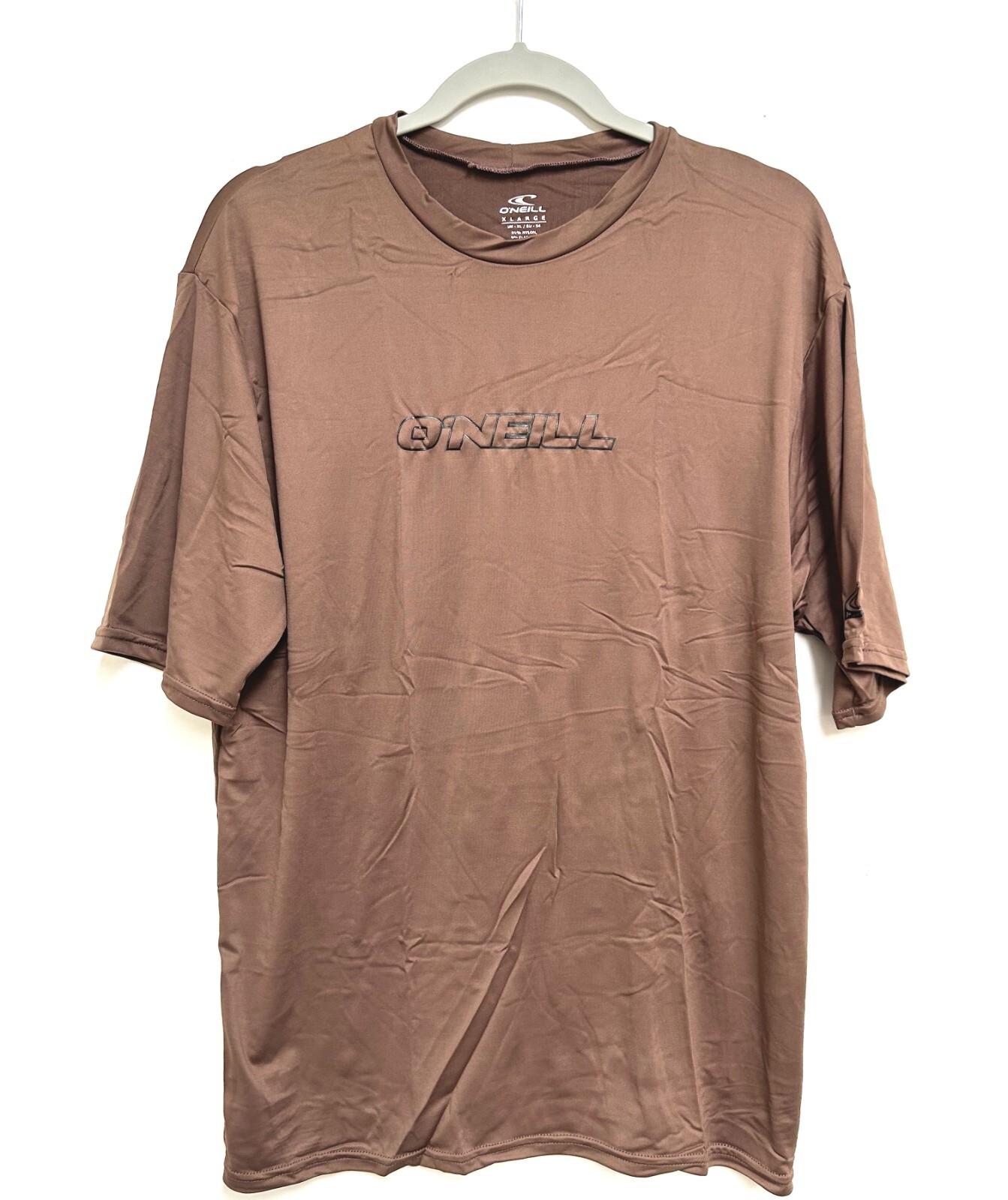 SET OF 2-O&rsquo;Neill Basic Skins Rash Tee Guard Sun Shirt Choice-M (Grn)/XL (Brown)