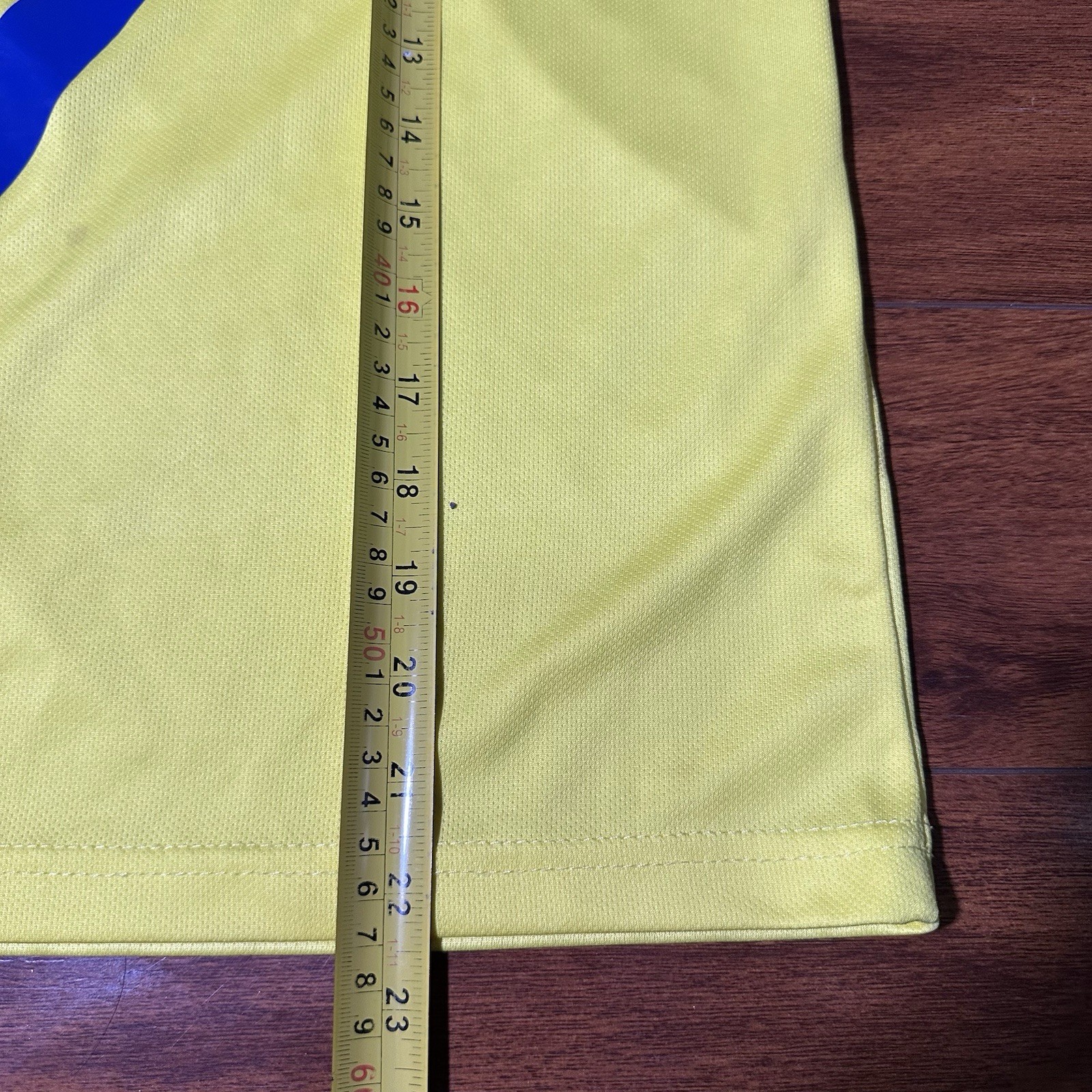 Ronaldo Al Nassr Cristiano Ronaldo #7 Soccer Jersey Yellow/Blue Size S Small