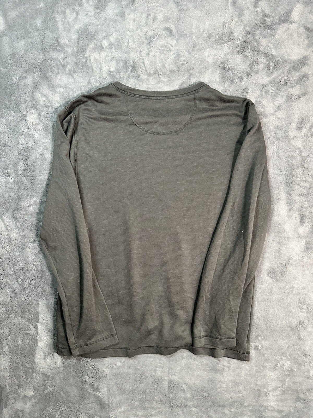 Orvis Classic Collections Pull Over Shirt Men’s Size M Gray Long-Sleeve
