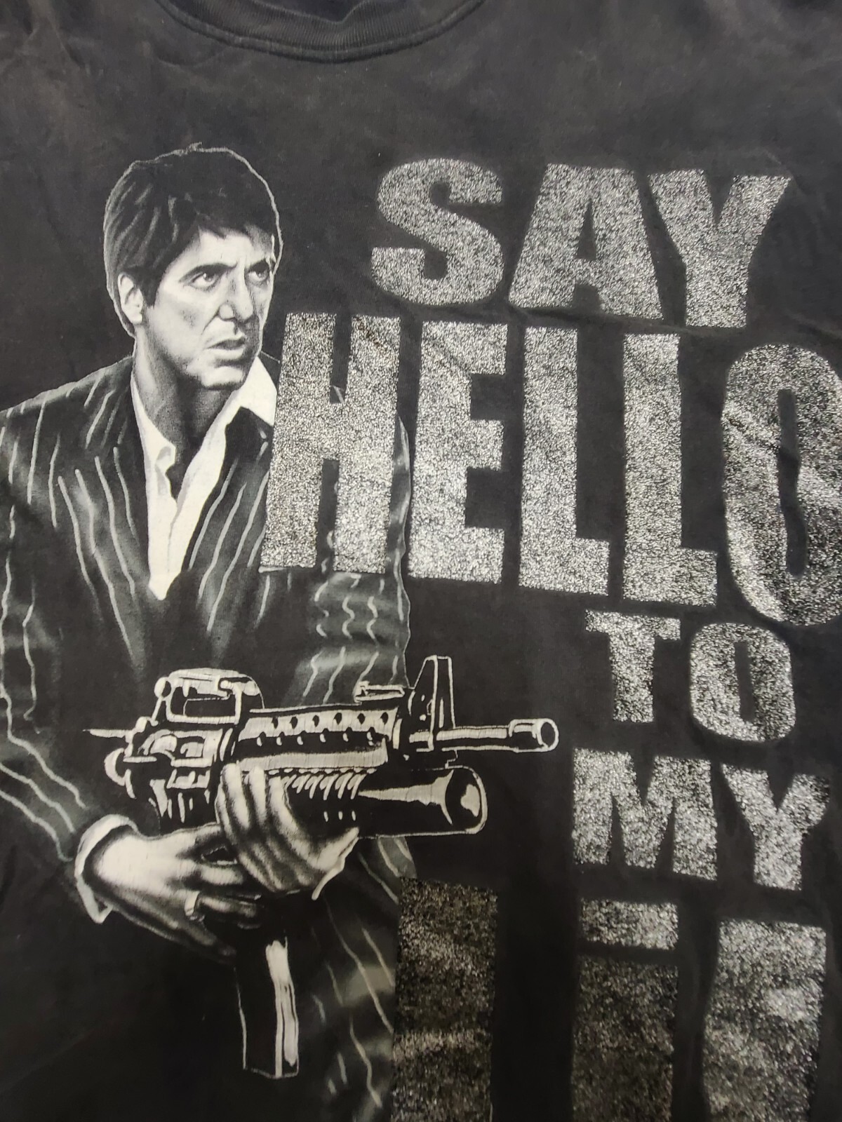 Scarface Clothing Co Tony Montana Shirt Men&rsquo;s Say Hello To My Little Friend